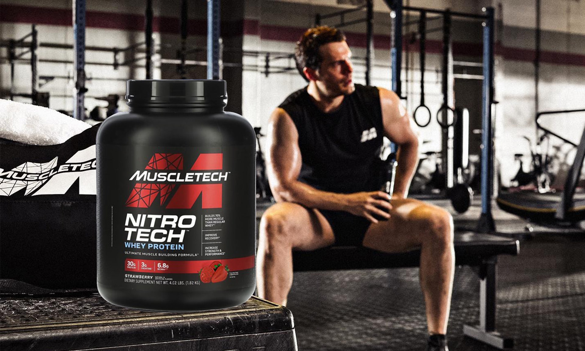 MuscleTech - Nitro Tech Whey Protein Vanilla