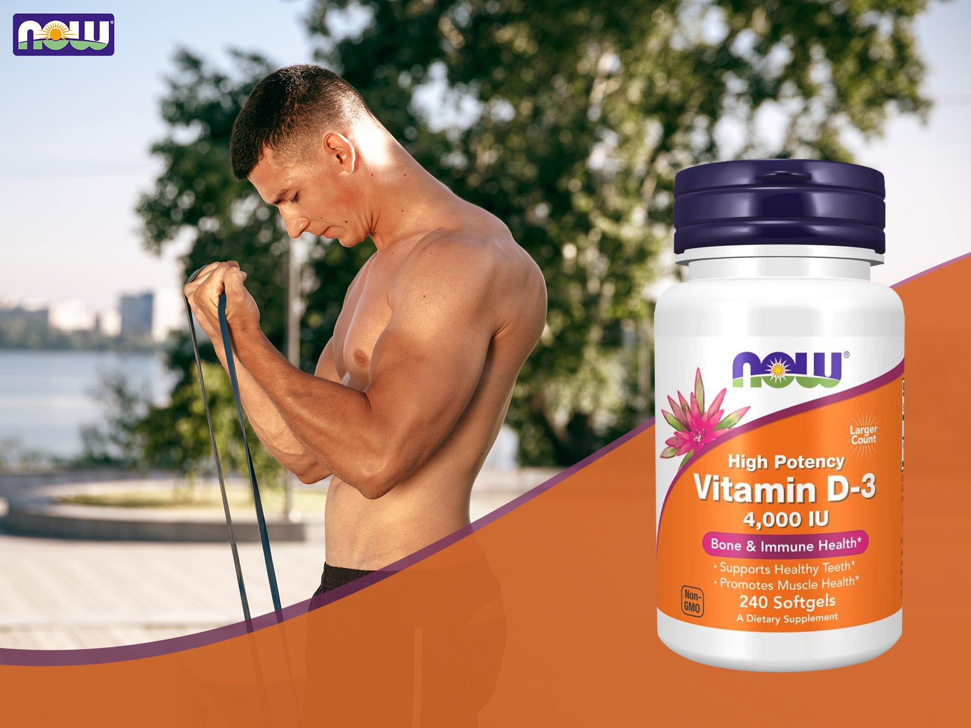 Vitamine D3 - soutien des os, des muscles et de l'immunité