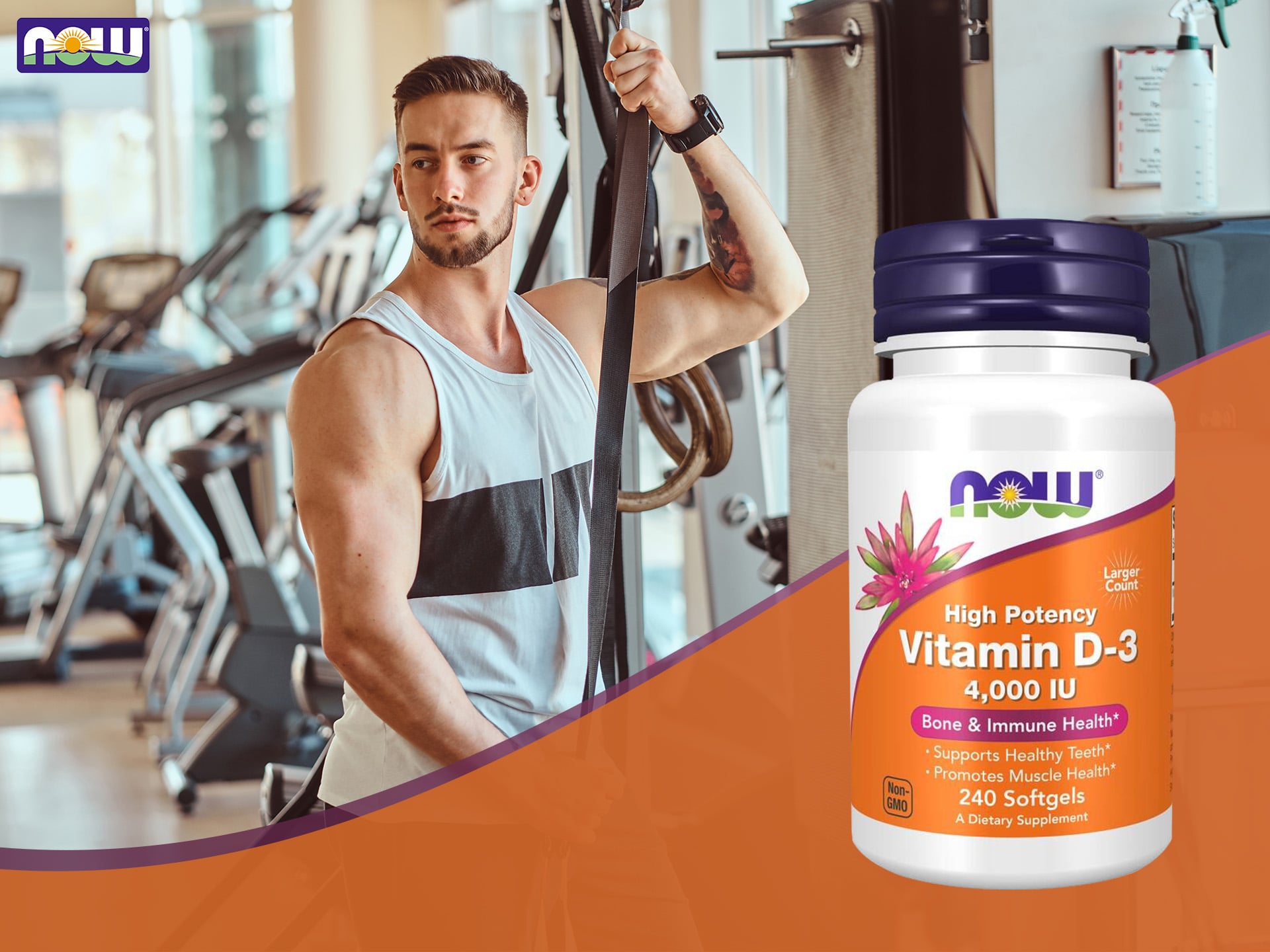 Vitamine D3 - soutien des os, des muscles et de l'immunité