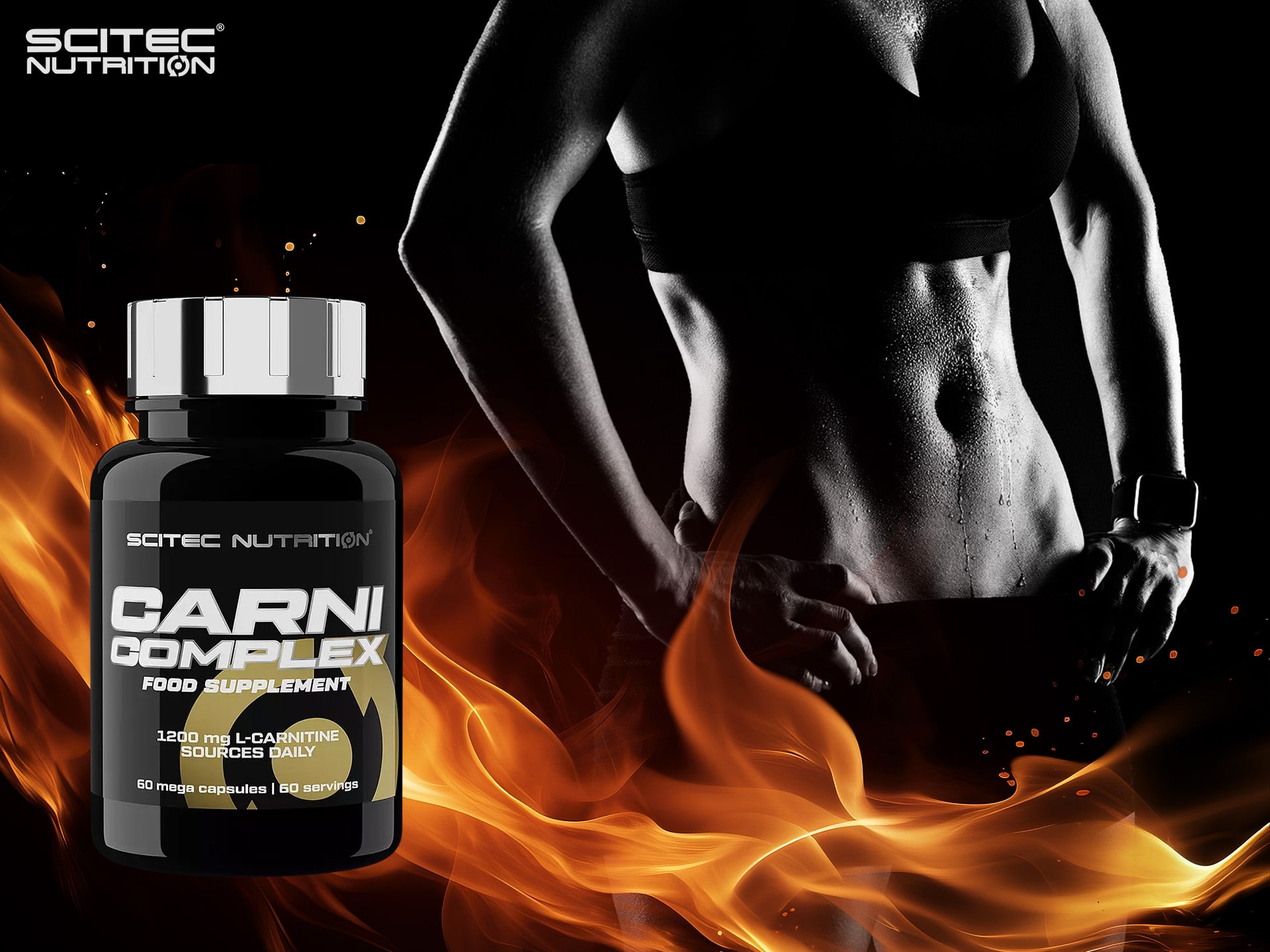 Scitec - Carni Complex - carnitine - brûleur de graisse