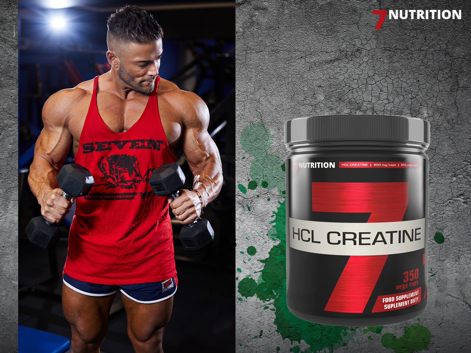 7Nutrition - HCL Creatine - 350caps