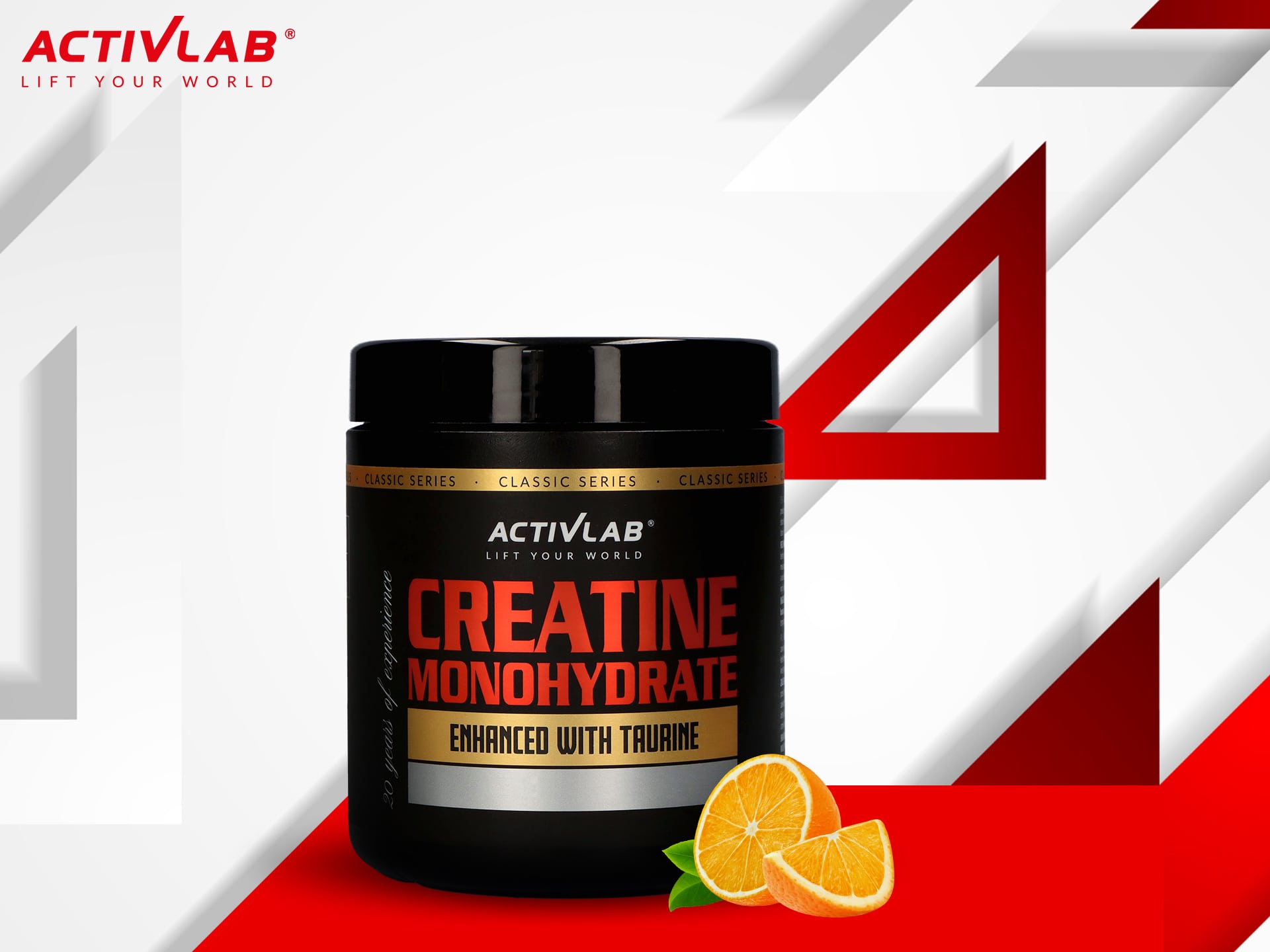 Activlab Creatine Monohydrate 300g - Orange