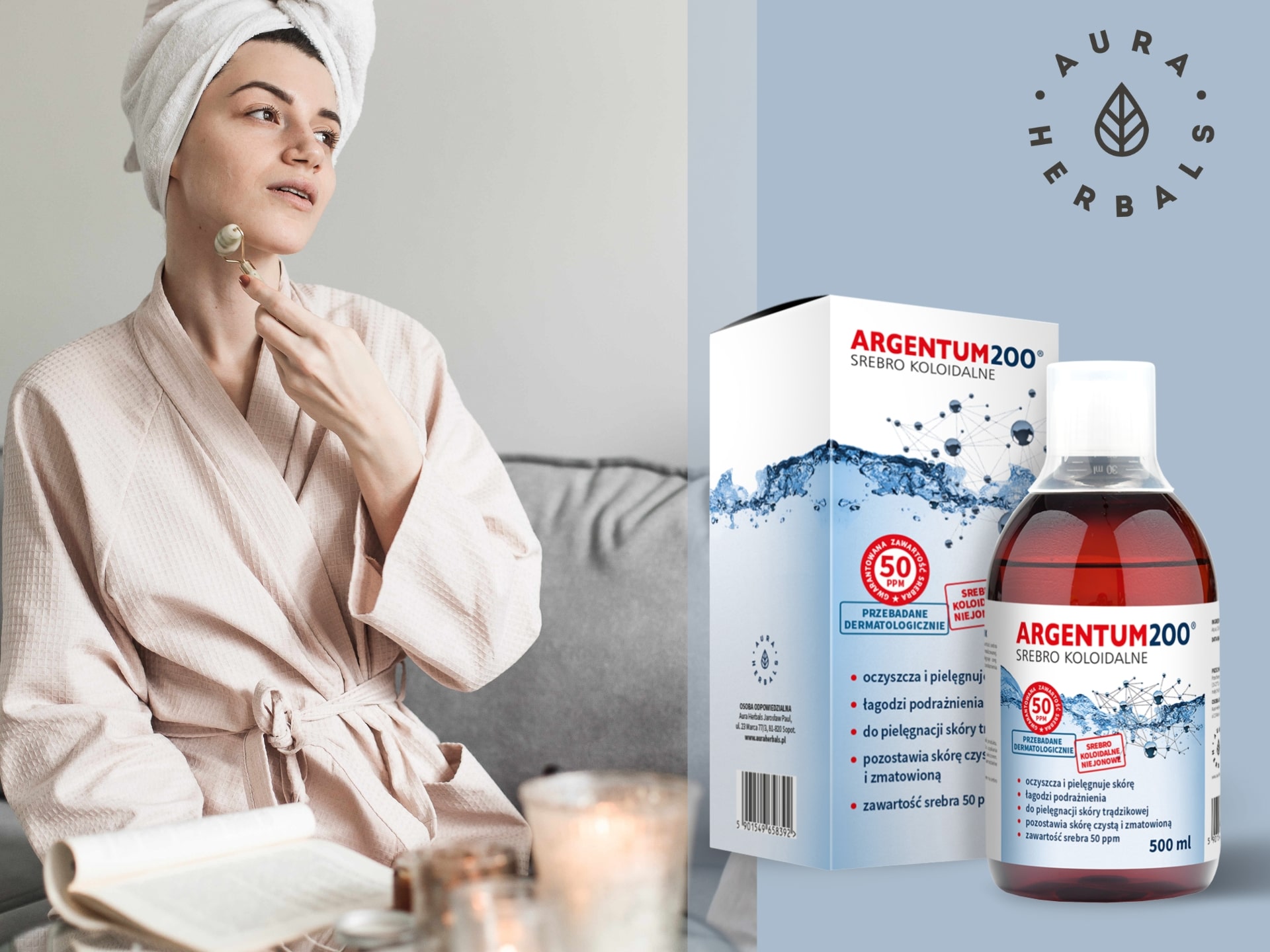 Srebro Koloidalne - tonique pour une belle peau sans imperfections