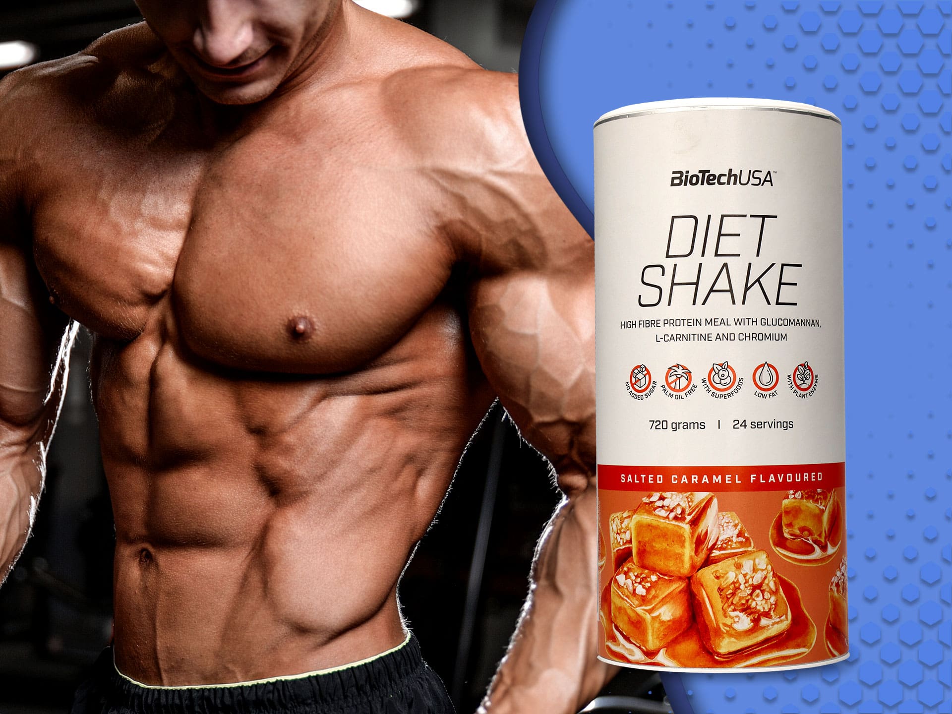 BioTech Koktajl białkowy słony karmel