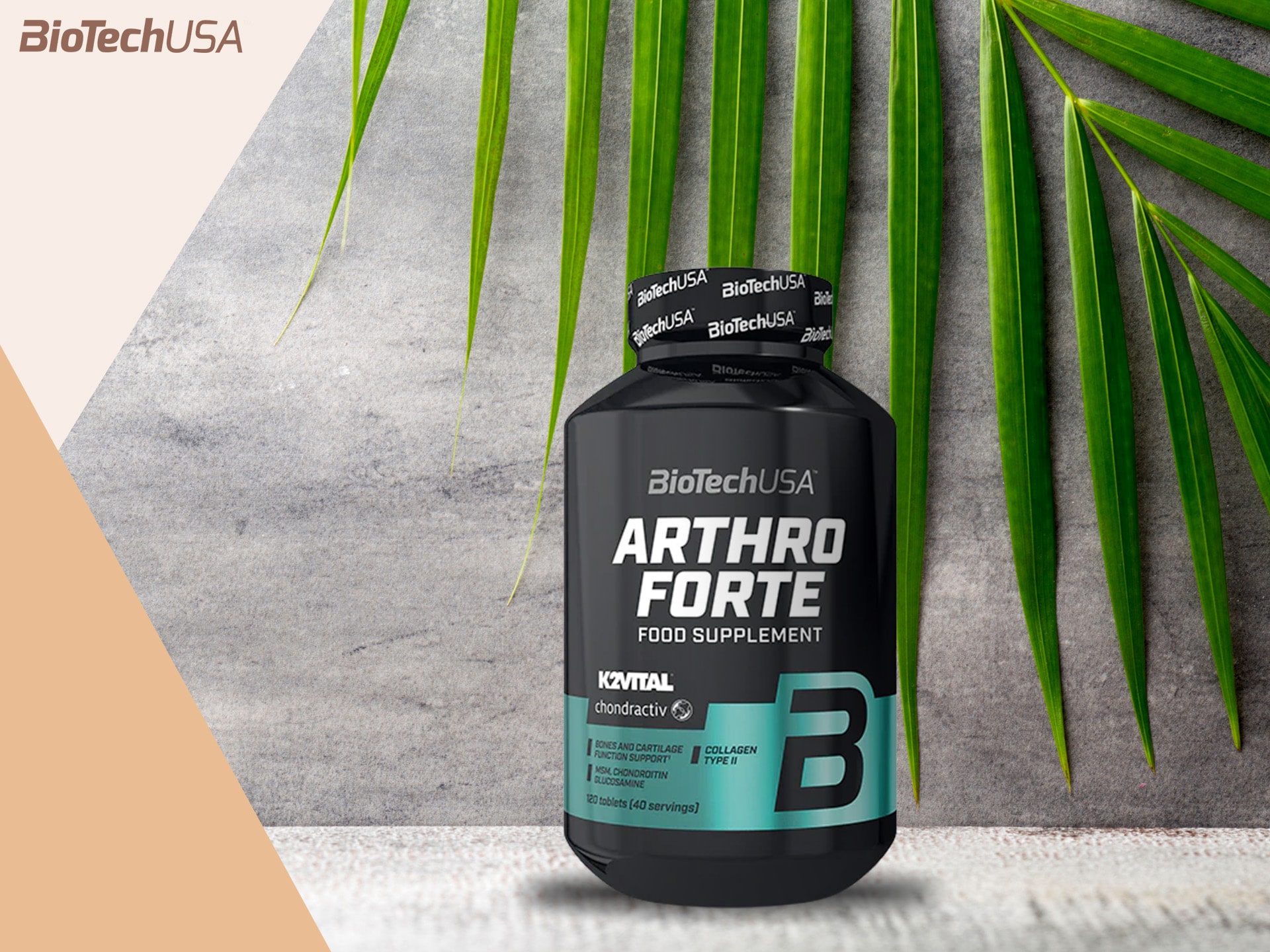 BioTech USA - Arthro Forte - 120tabs - préparation pour les articulations