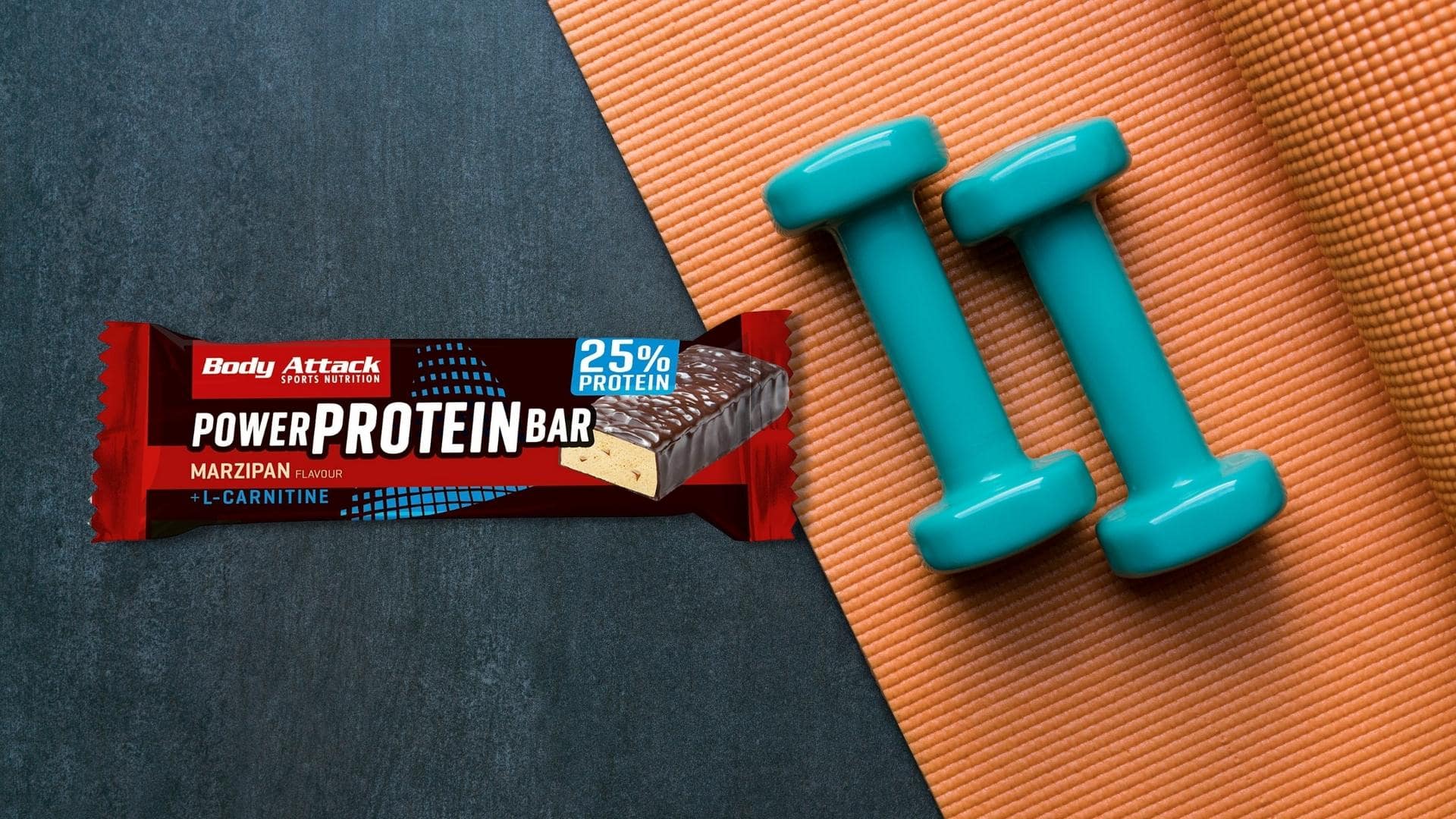 Body Attack - Power Protein Bar - Marzipan