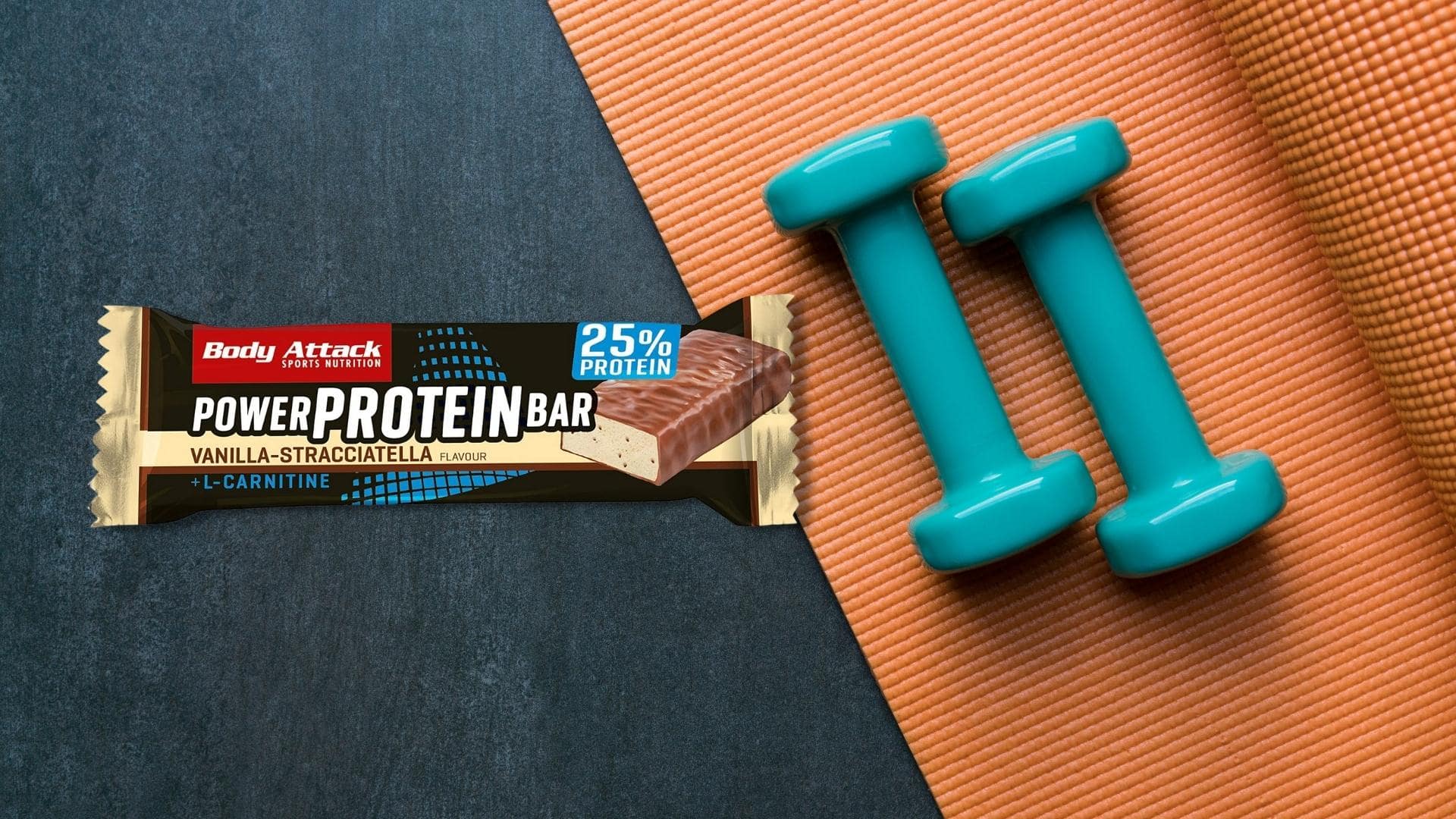 Body Attack - Power Protein Bar - Vanilla Straciatella