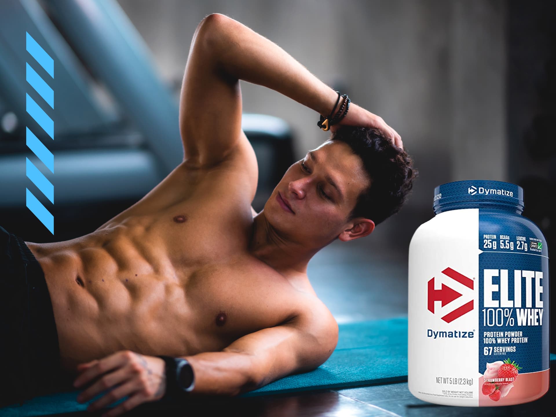 Dymatize - Elite 100% Whey Protein - Strawberry Blast 2170g