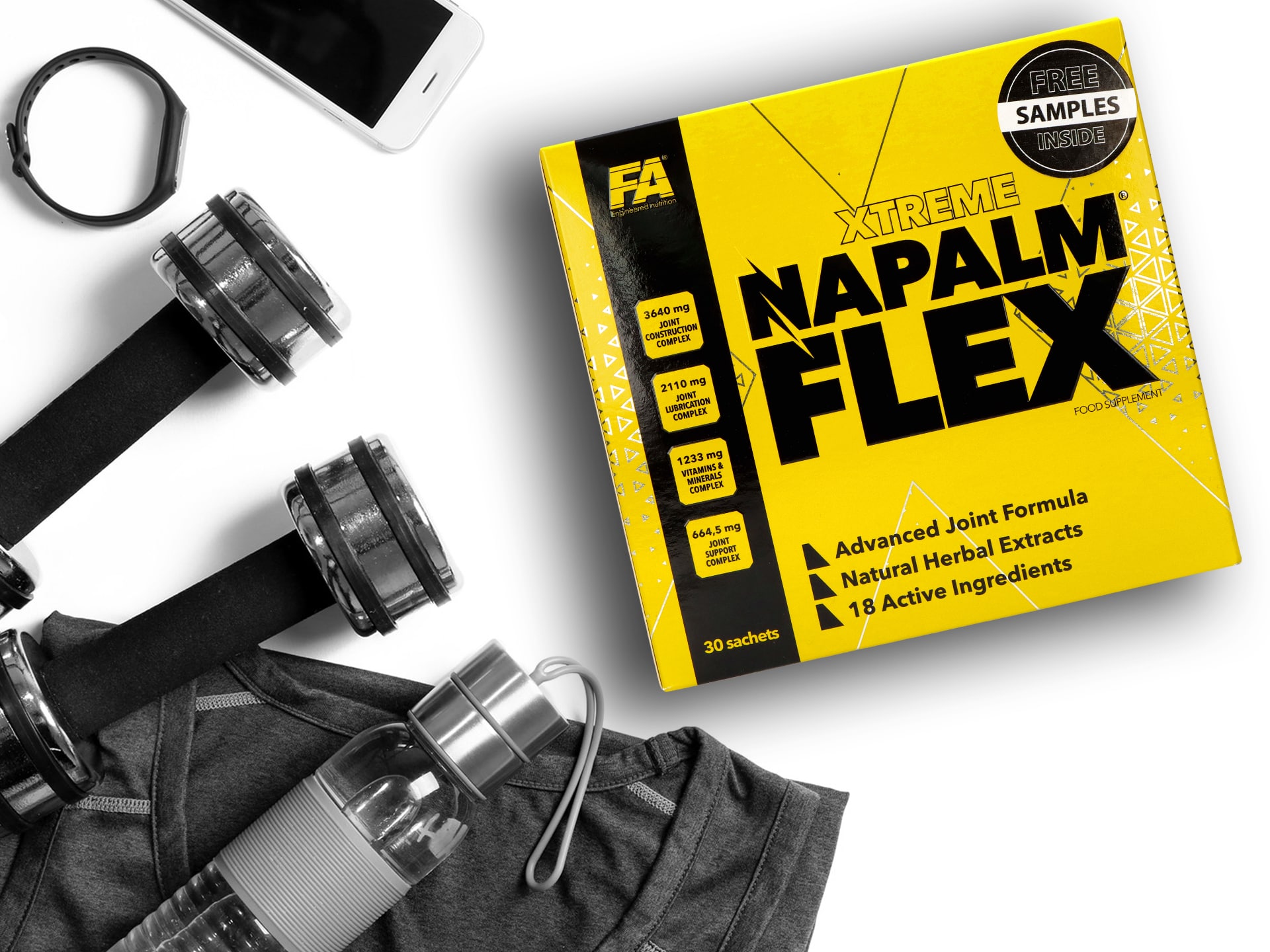 Fitness Authority - sachets articulaires Napalm Flex