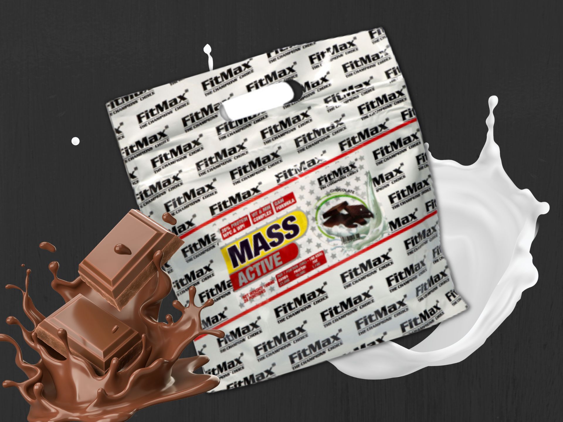 FitMax - Mass Active - Chocolate - 1000g