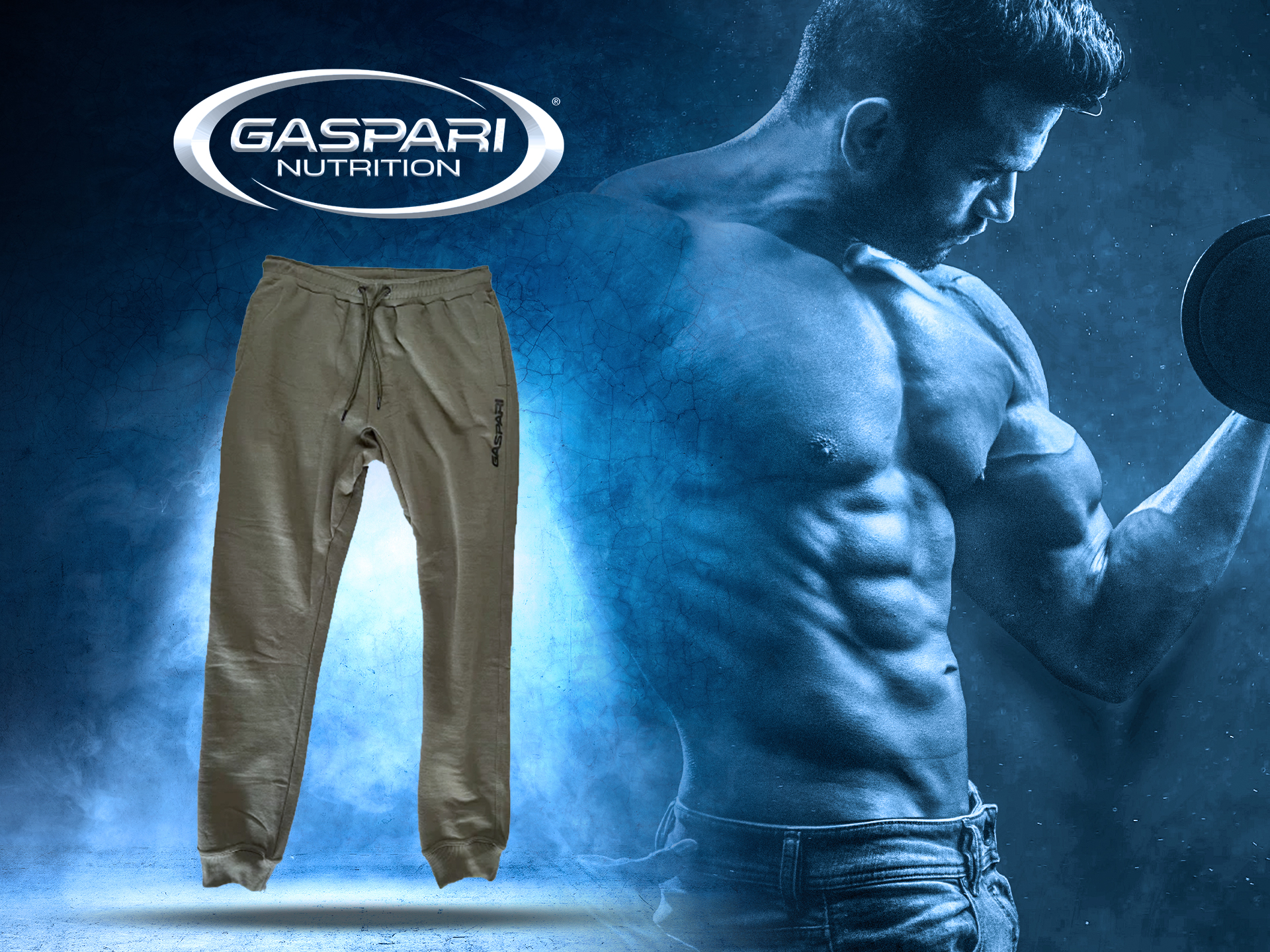 Gaspari - pantalon d'entraînement en coton, confortable