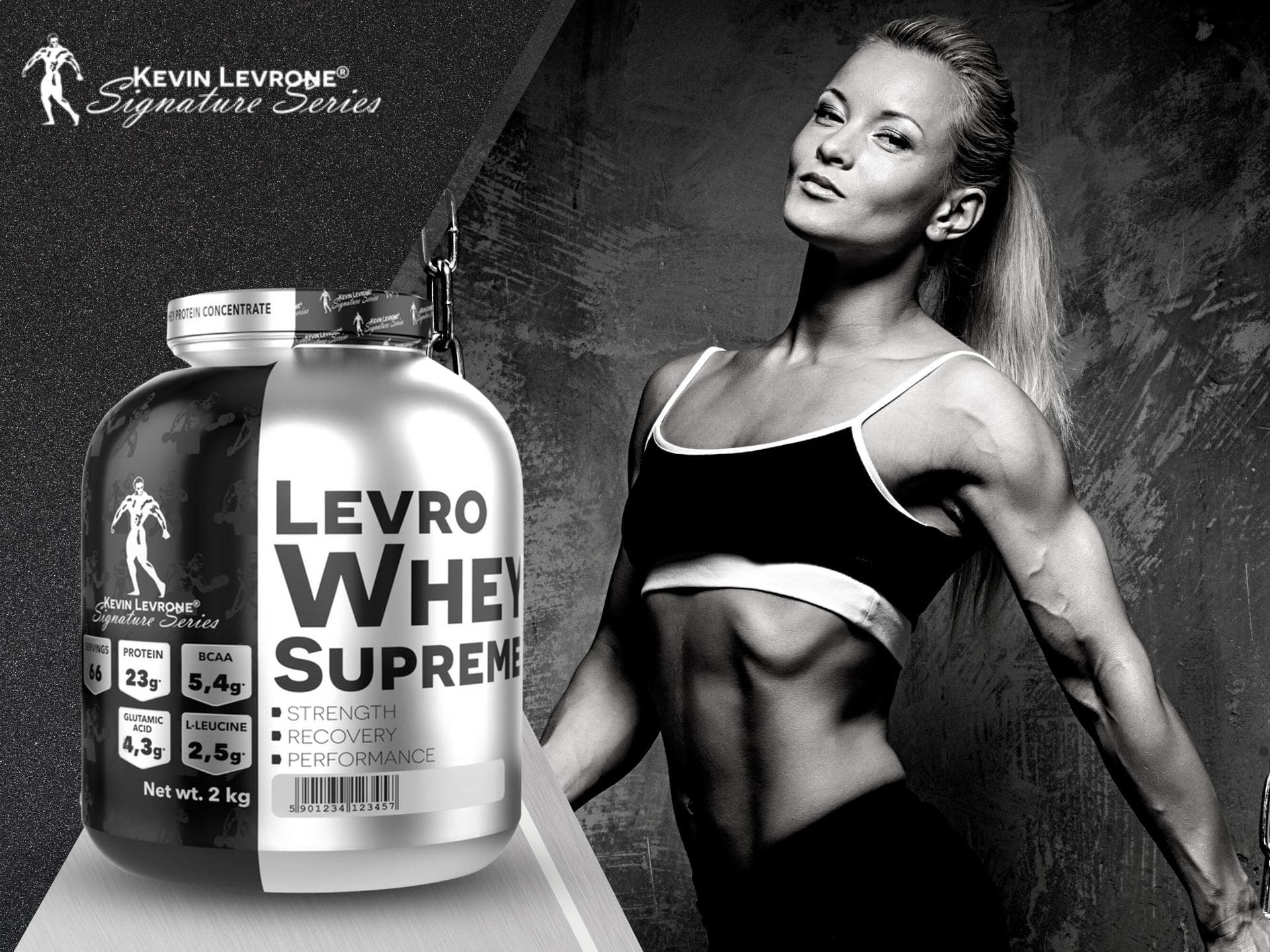 Whey Supreme - WPC et WPI - supplément protéique de Kevin Levrone