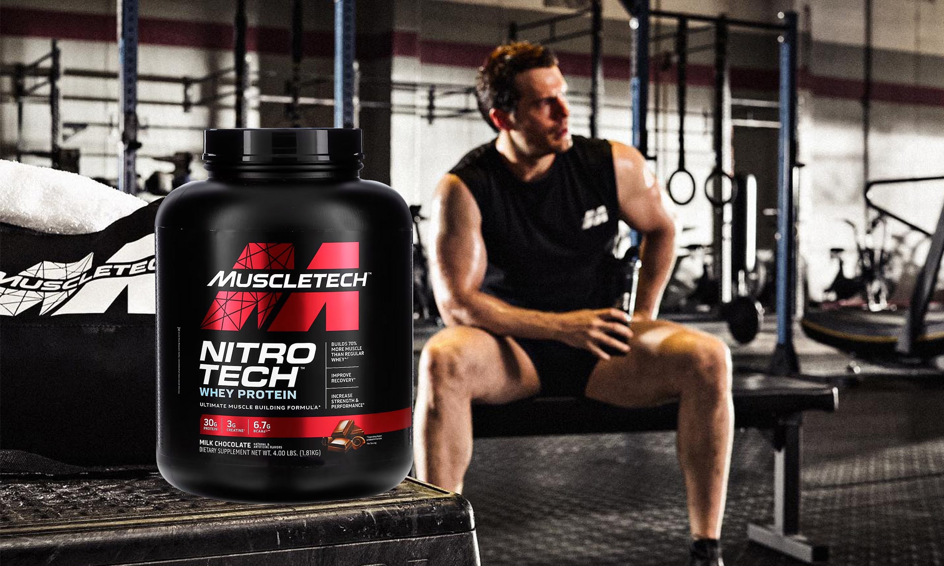 MuscleTech Nitro Tech Whey Protein 1810g