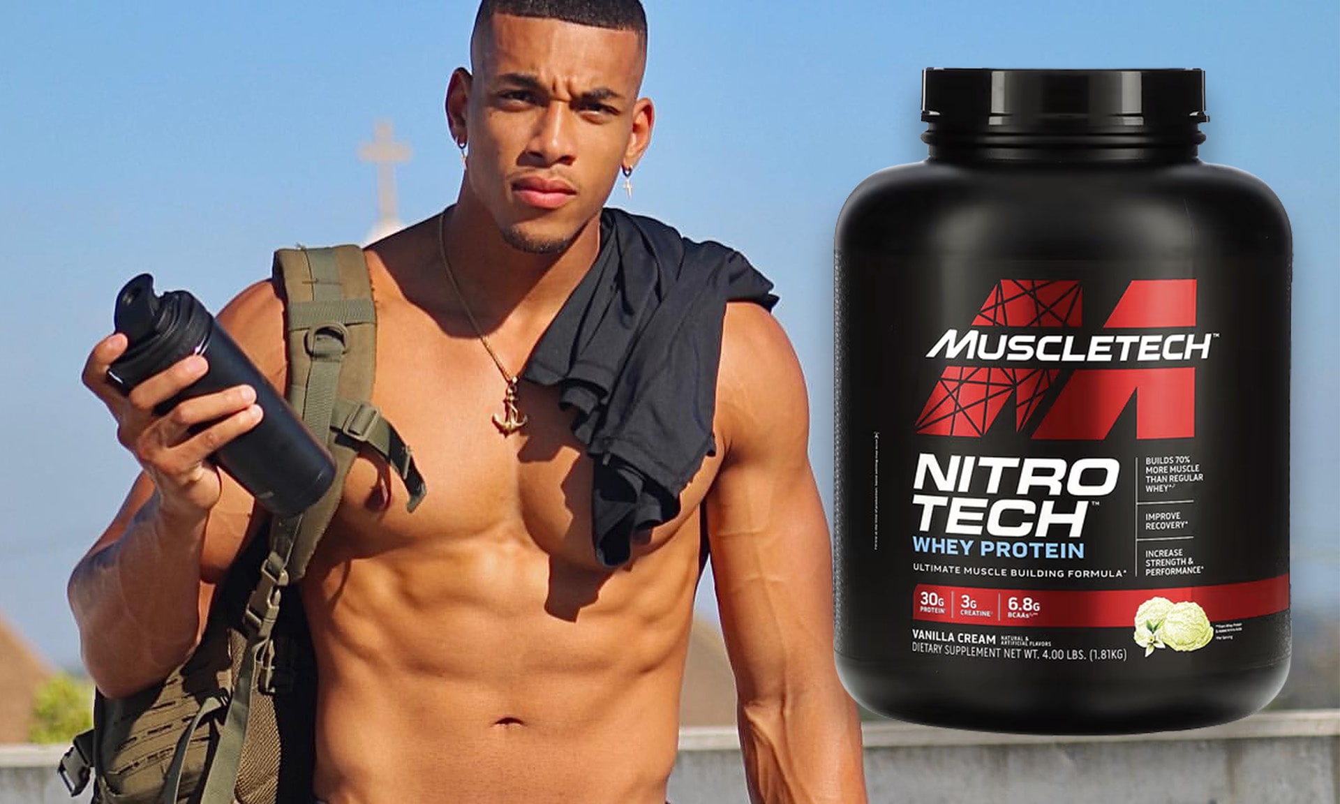 MuscleTech - supplément protéiné à la vanille - 1810g