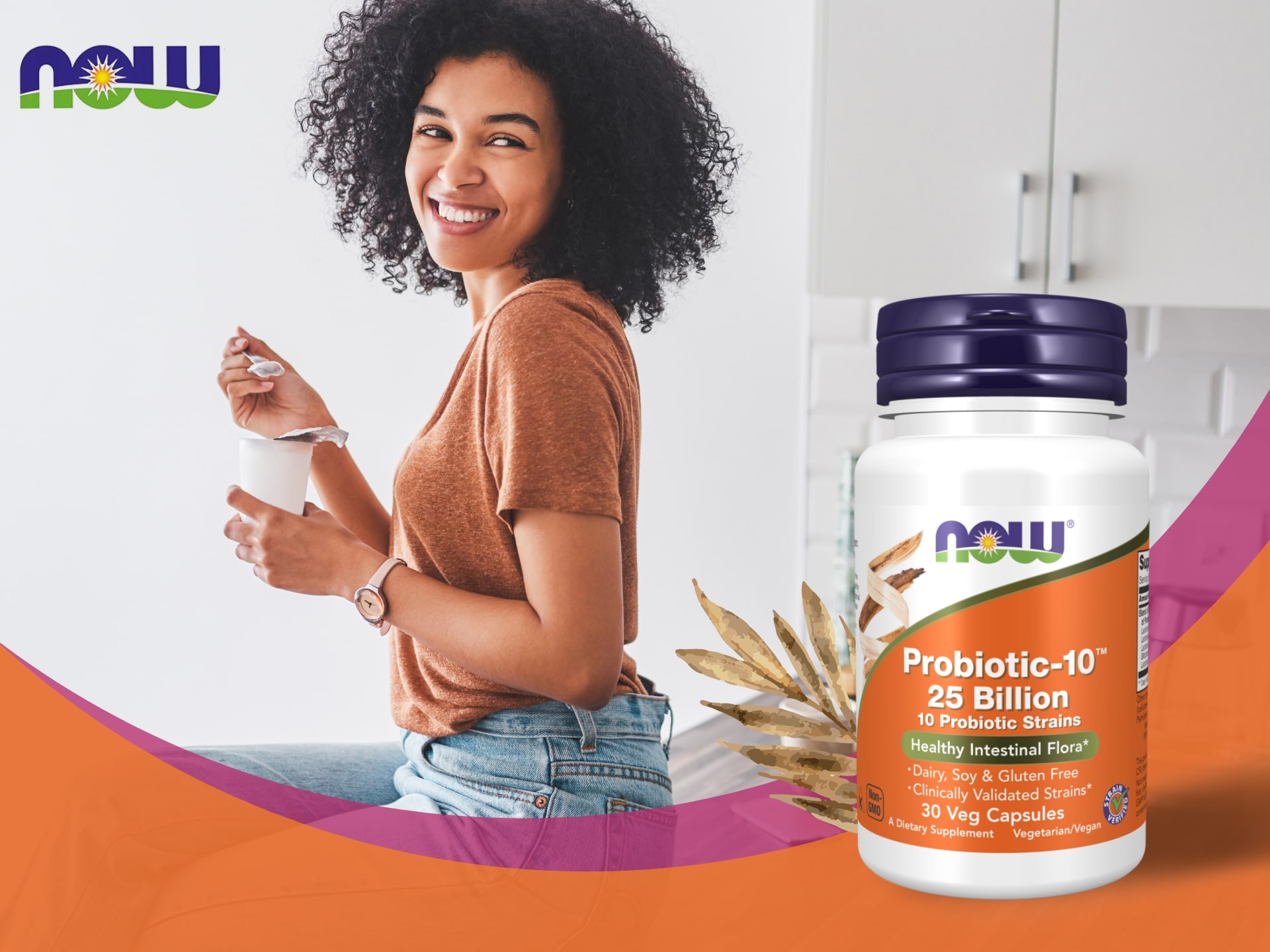 Probiotic-10 aide à nettoyer l'organisme