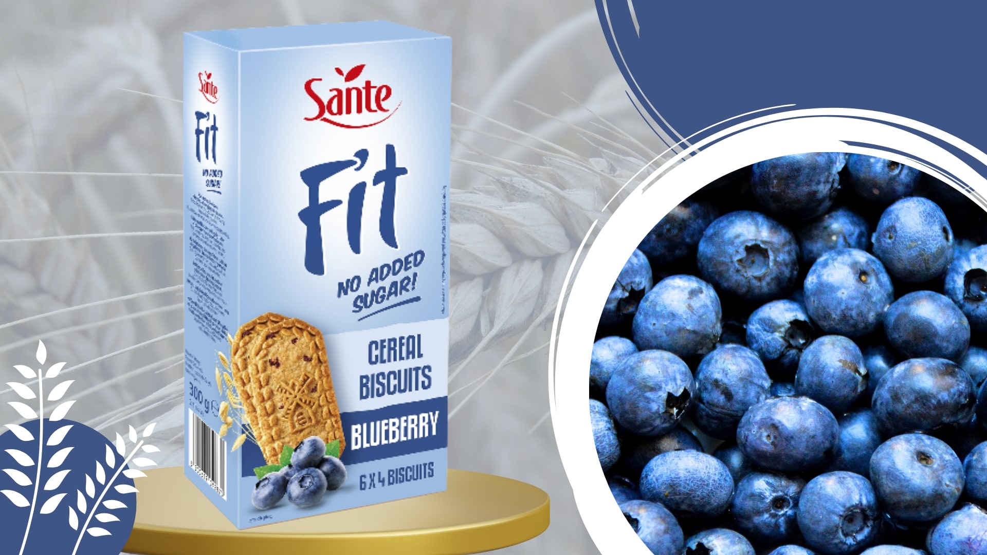 Sante - délicieux biscuits céréaliers sans sucre ajouté