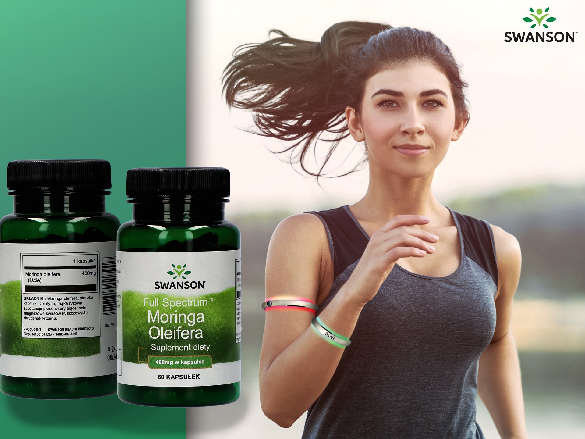 Swanson extrait de feuilles de moringa oleifera