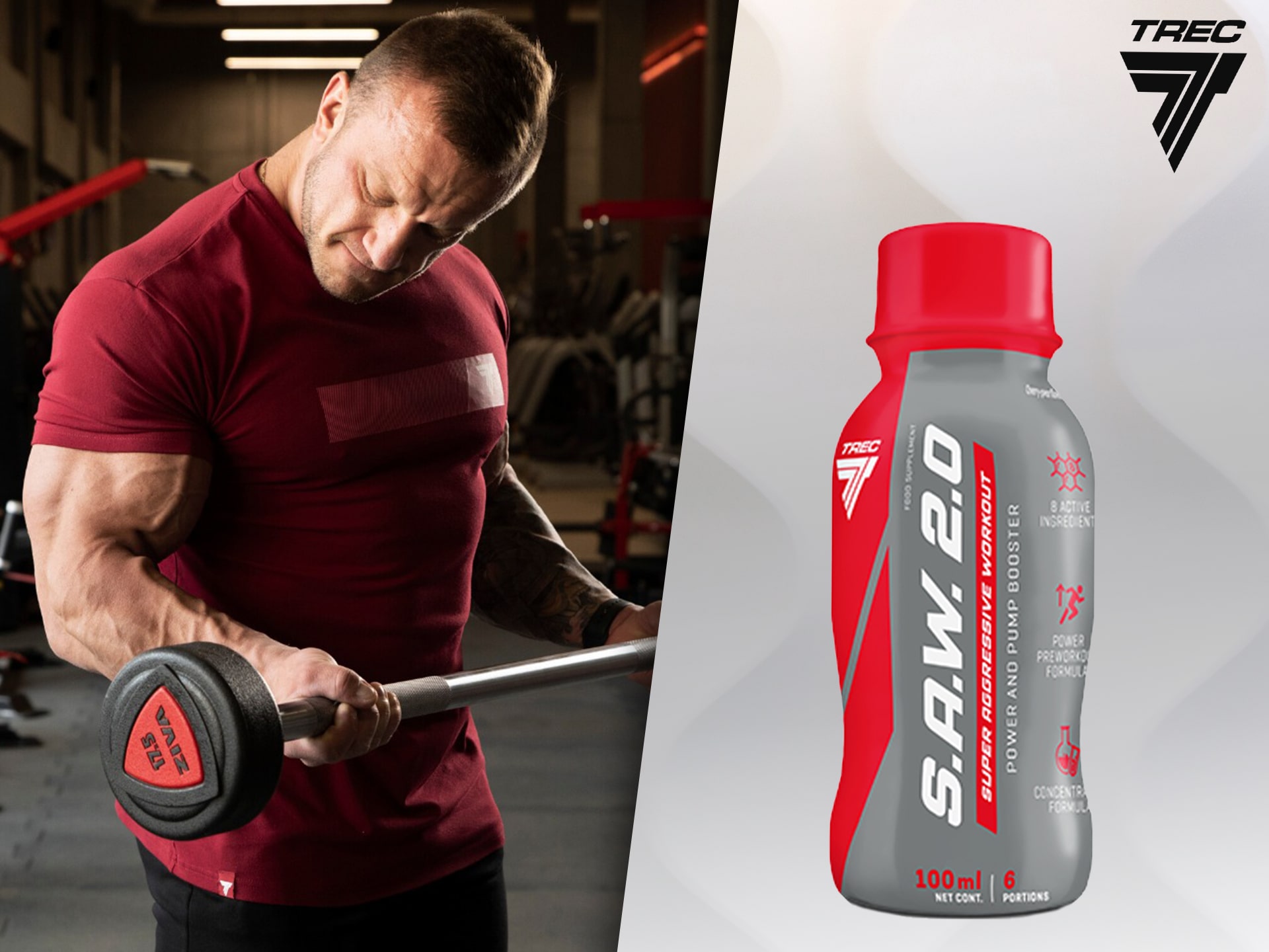 TREC - SAW 2.0 - bêta-alanine, AAKG, citrulline, caféine