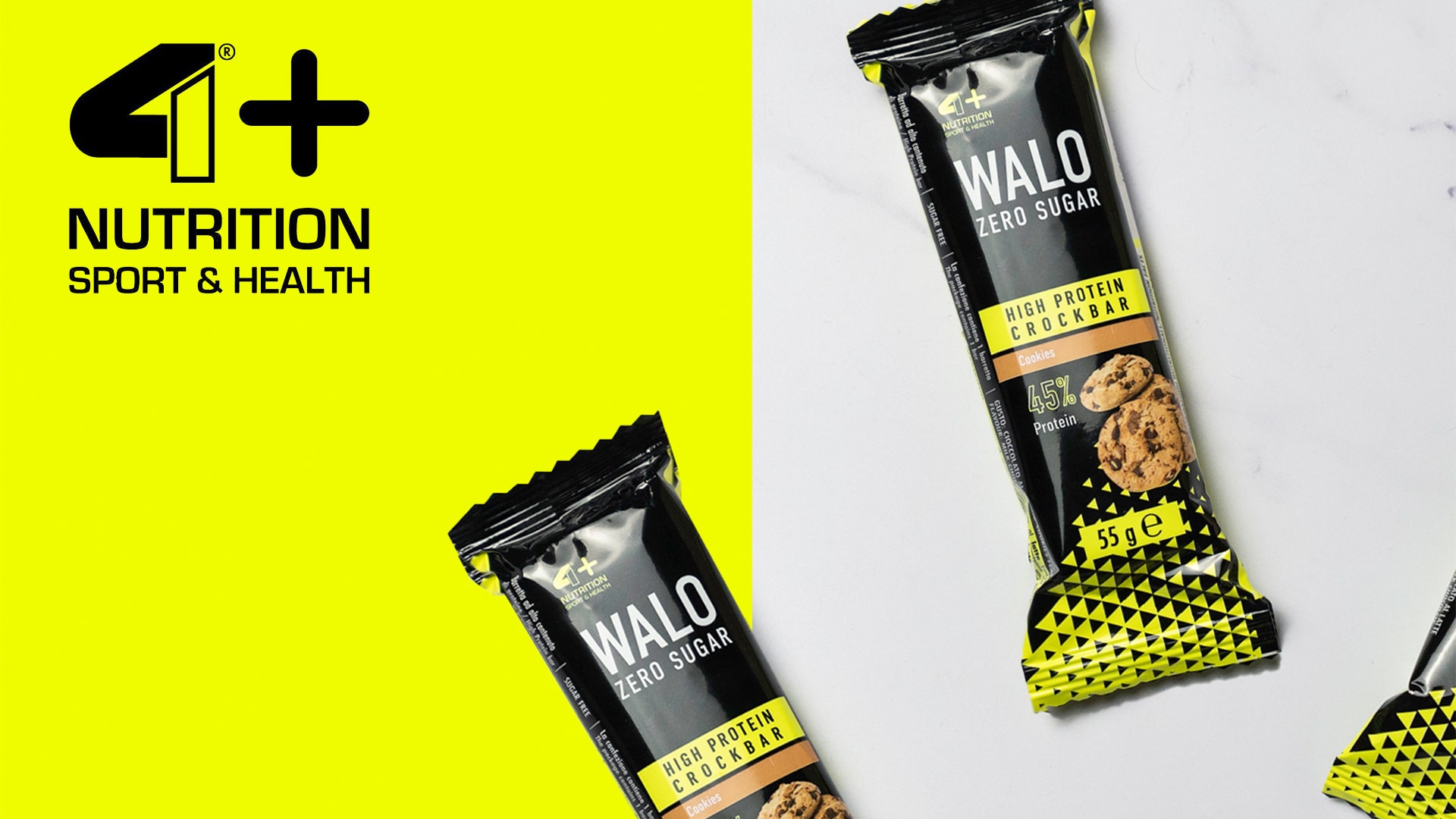 Walo Zero Sugar Protein Bar - barre protéinée haute en protéines sans sucre ajouté