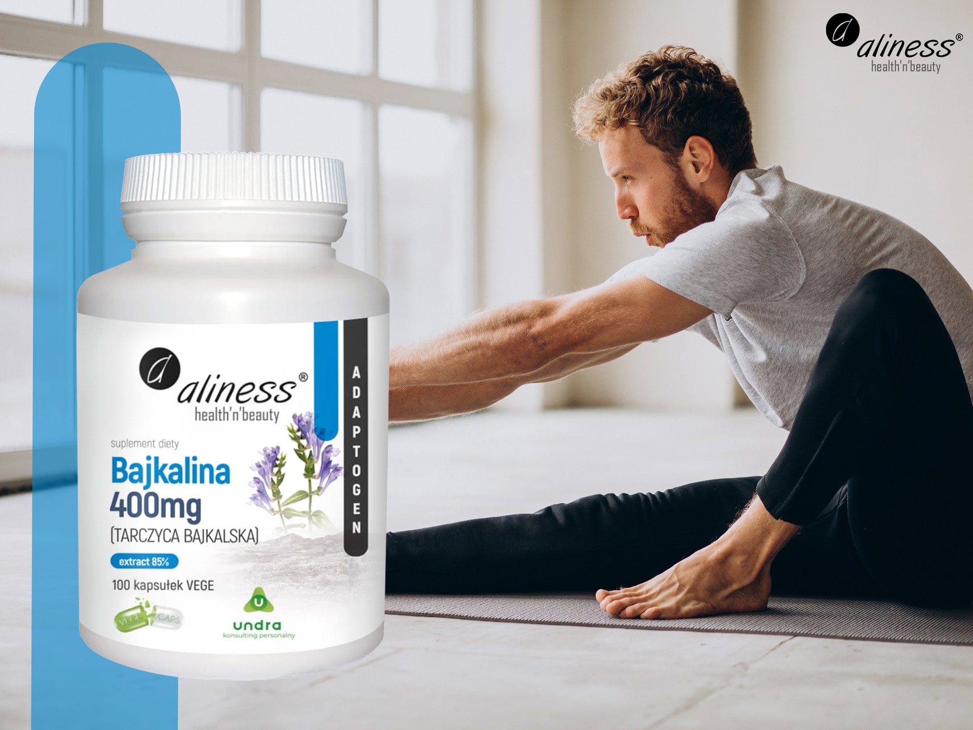 Aliness - Bajkalina - adaptogen, antioxydant, soutien du corps, des articulations et des muscles