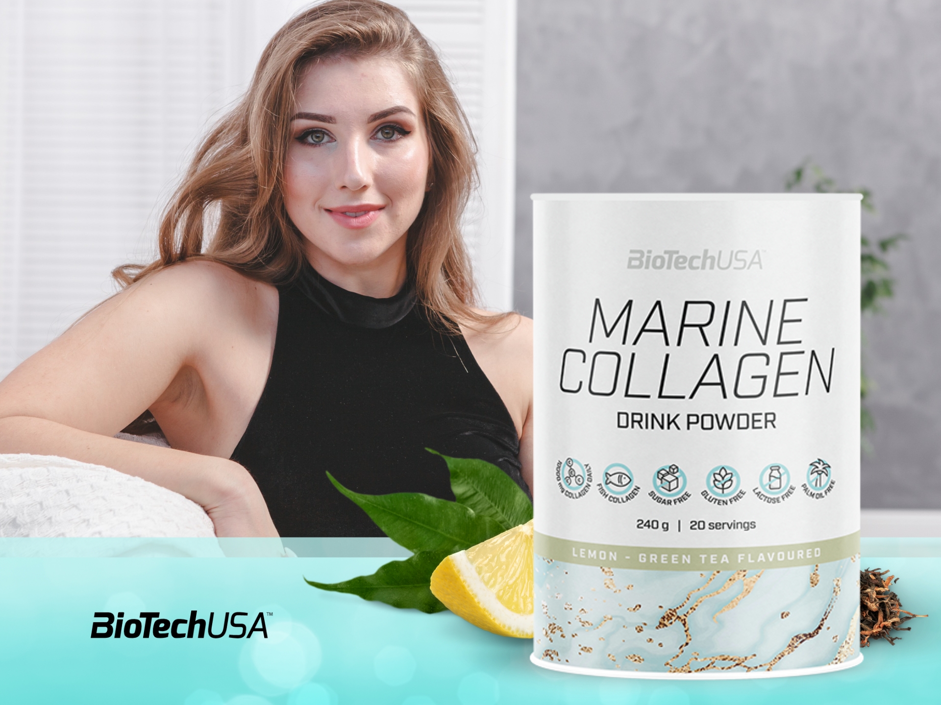 Marine Collagen - collagène de poisson avec vitamine C