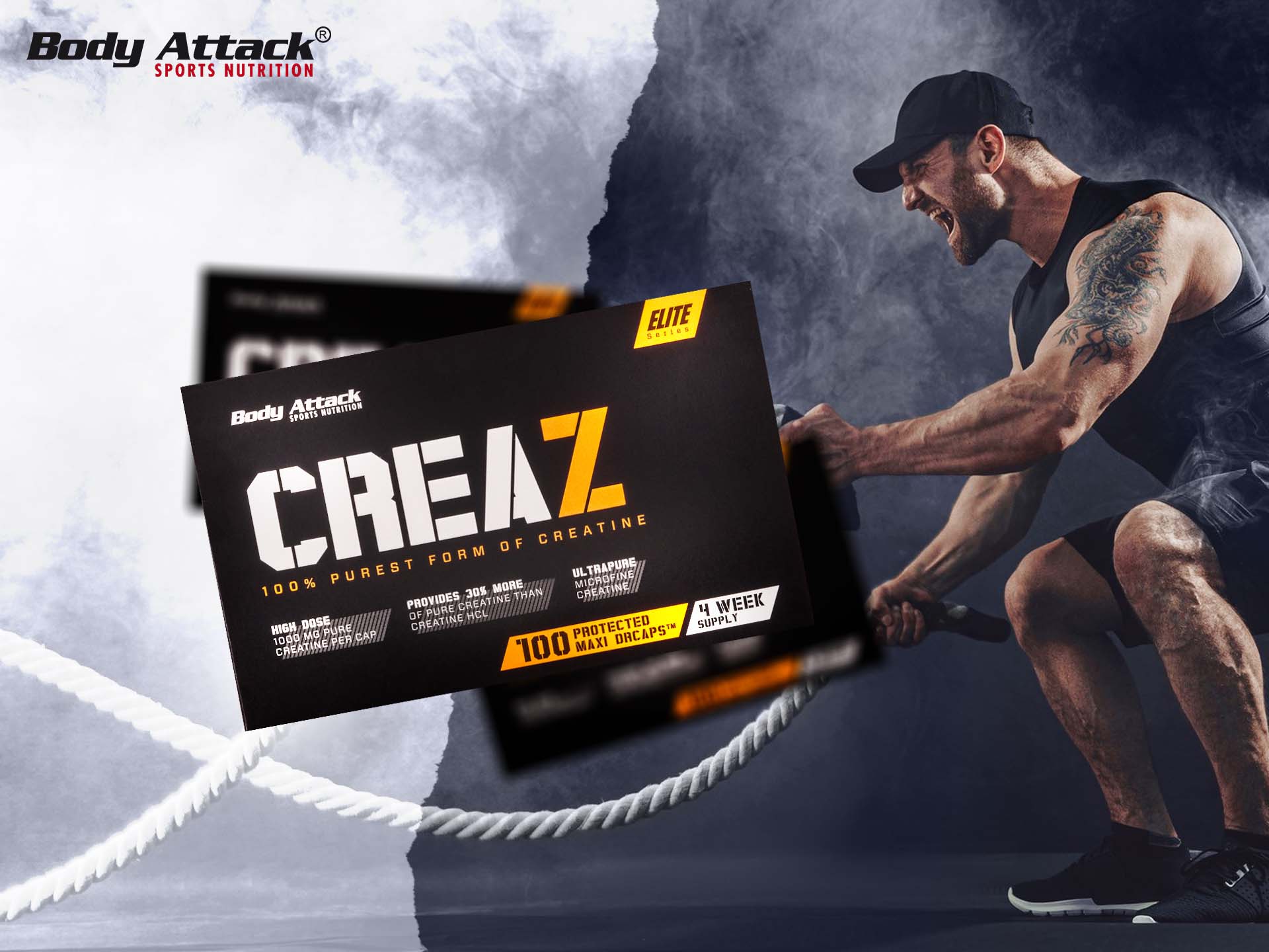 Body Attack - CREAZ - créatine anhydre