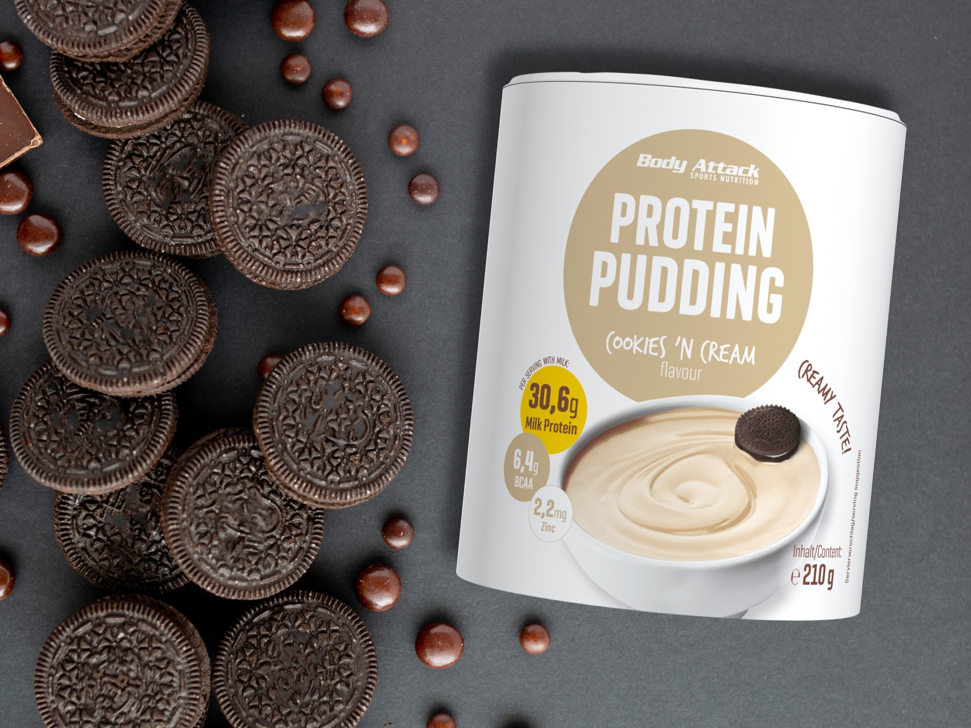 Dessert protéiné fitness sans sucre - Protein Pudding - Body Attack