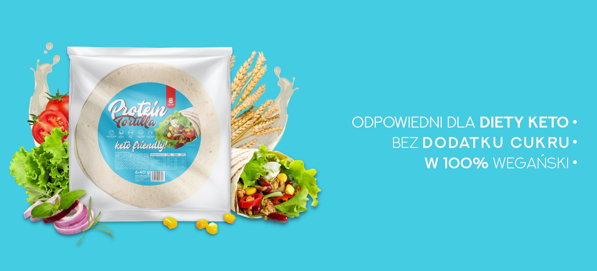 Cheat Meal - tortilla protéinée, faible en glucides, keto