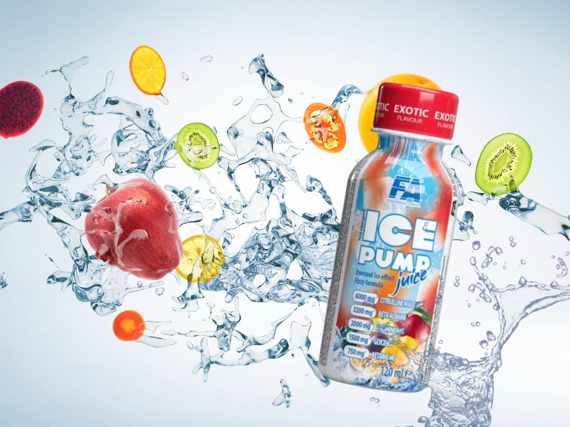 Produit pré-entraînement en shot de Fitness Authority