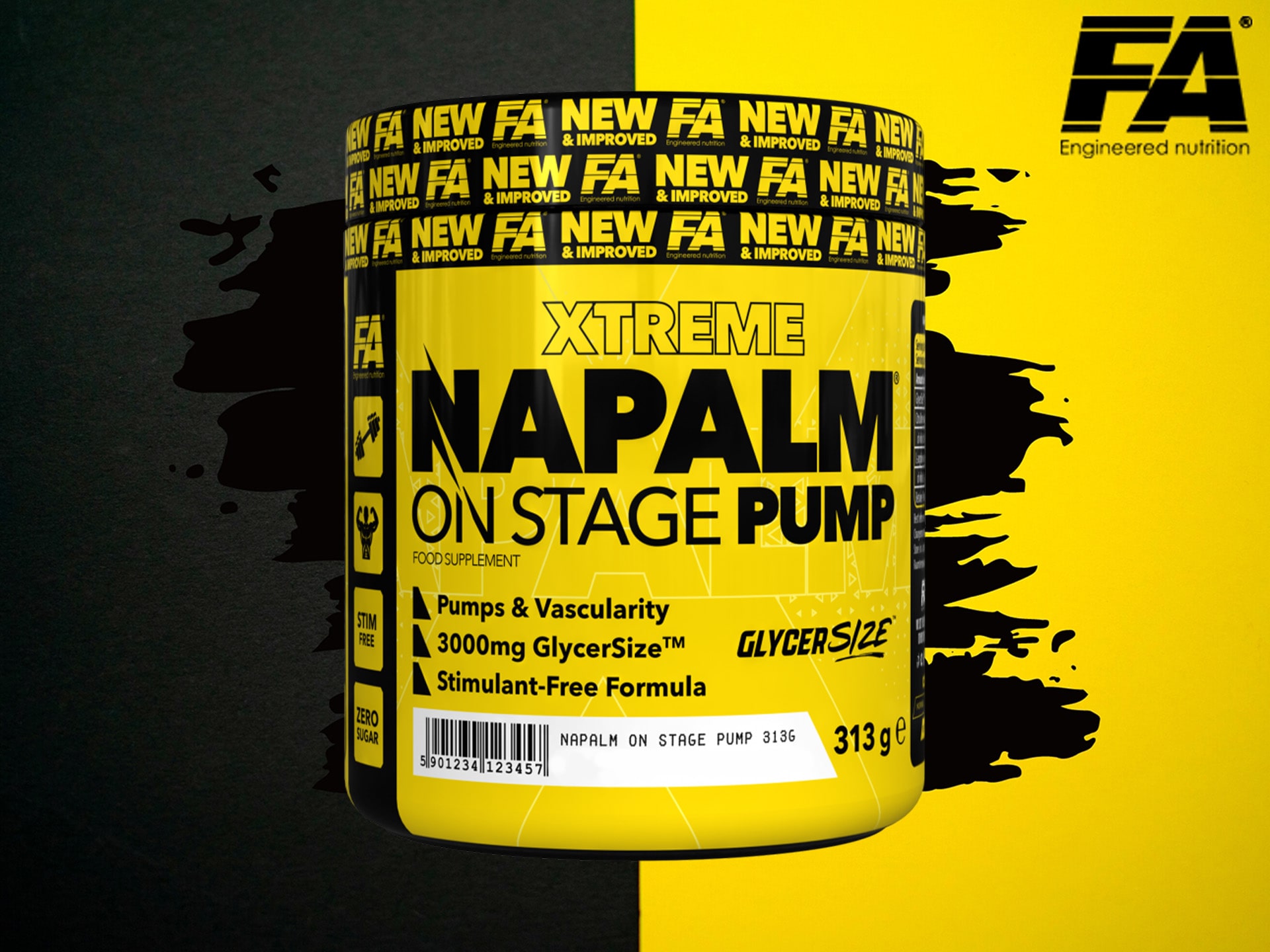 Napalm - On Stage Pump - odżywka przedtreningowa - pompa, waskularyzacja