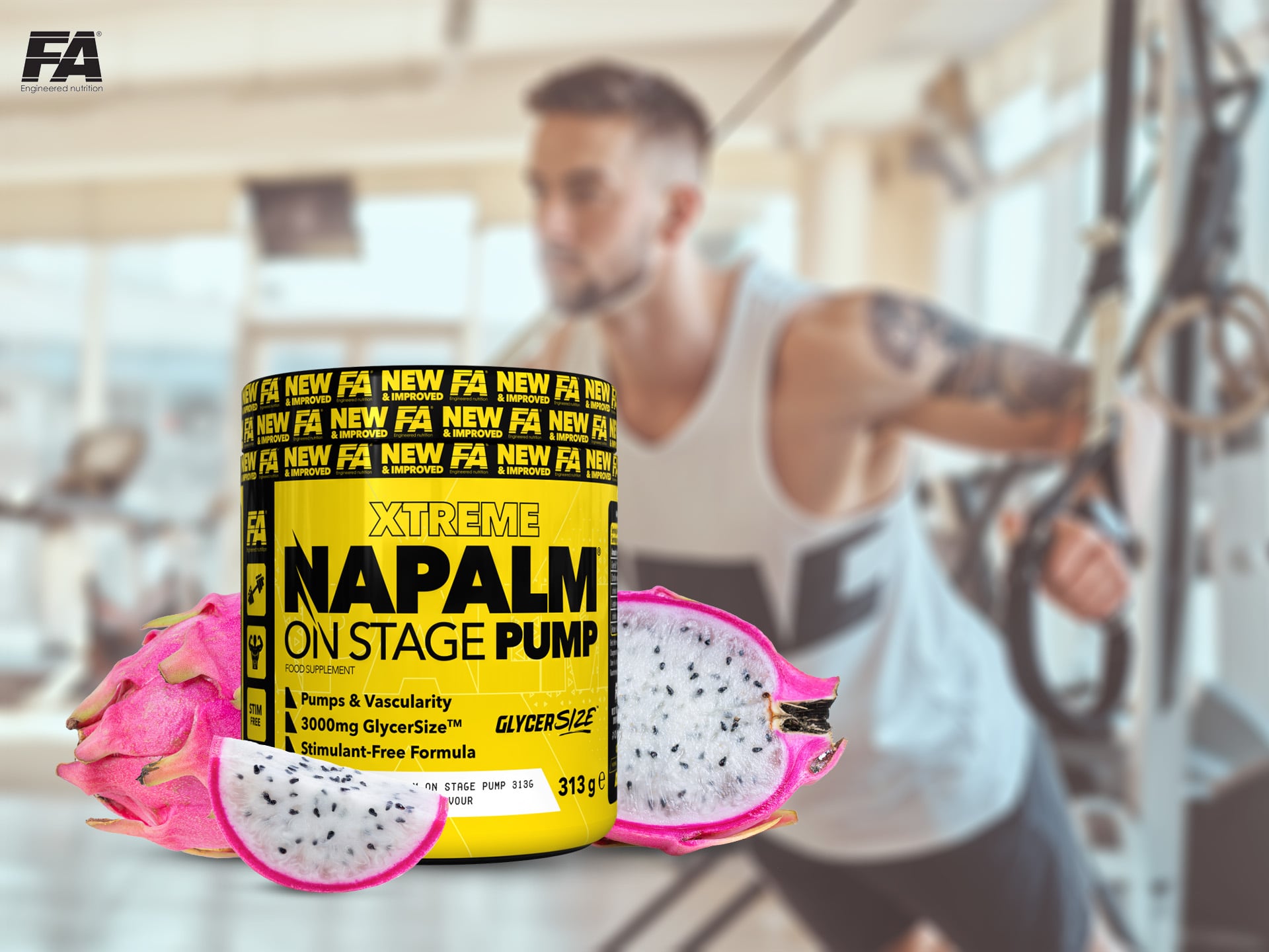 Napalm - On Stage Pump - odżywka przedtreningowa - pompa, waskularyzacja