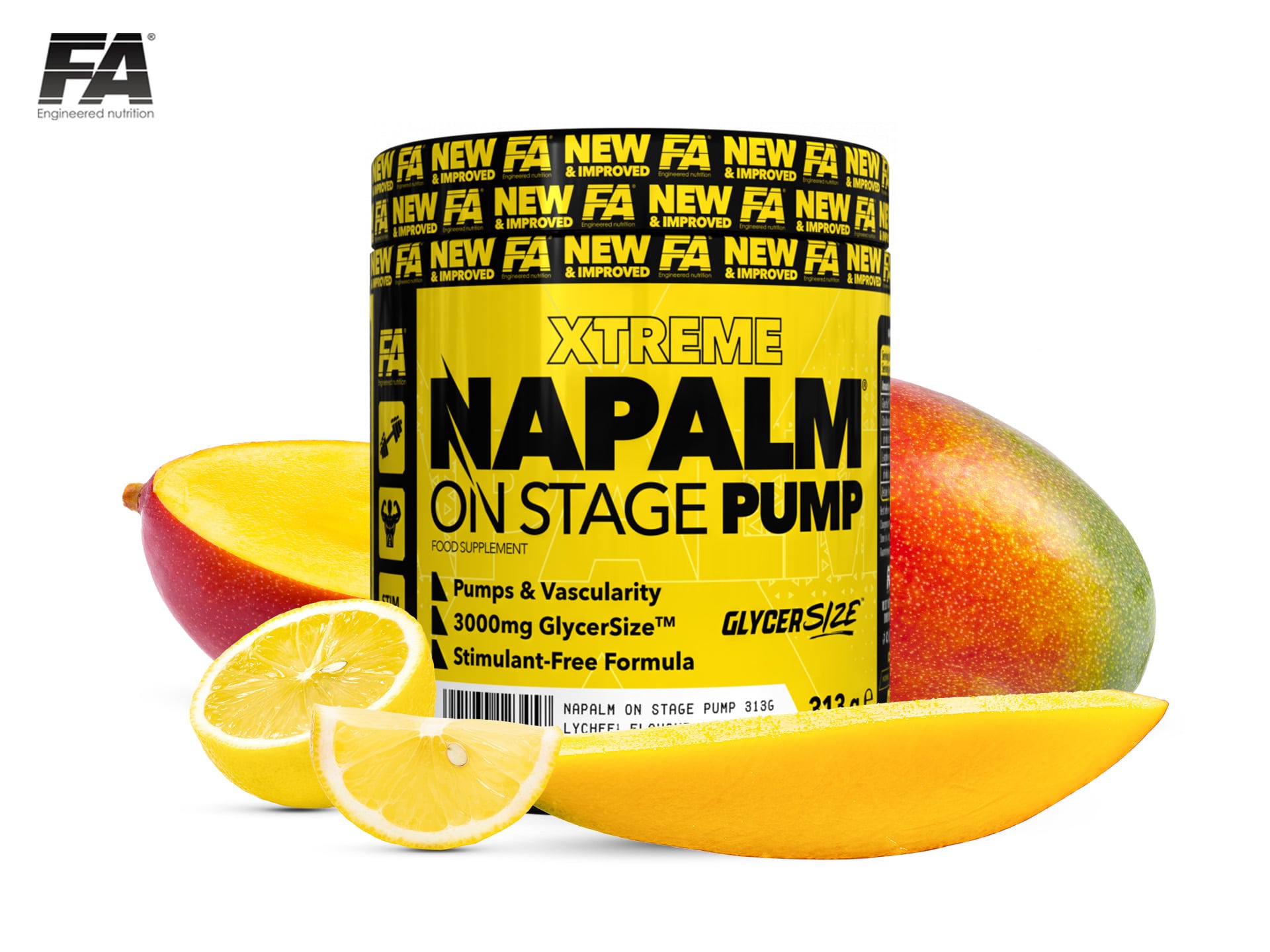 FA - Napalm On Stage Pump - supplément pré-entraînement pour la pompe