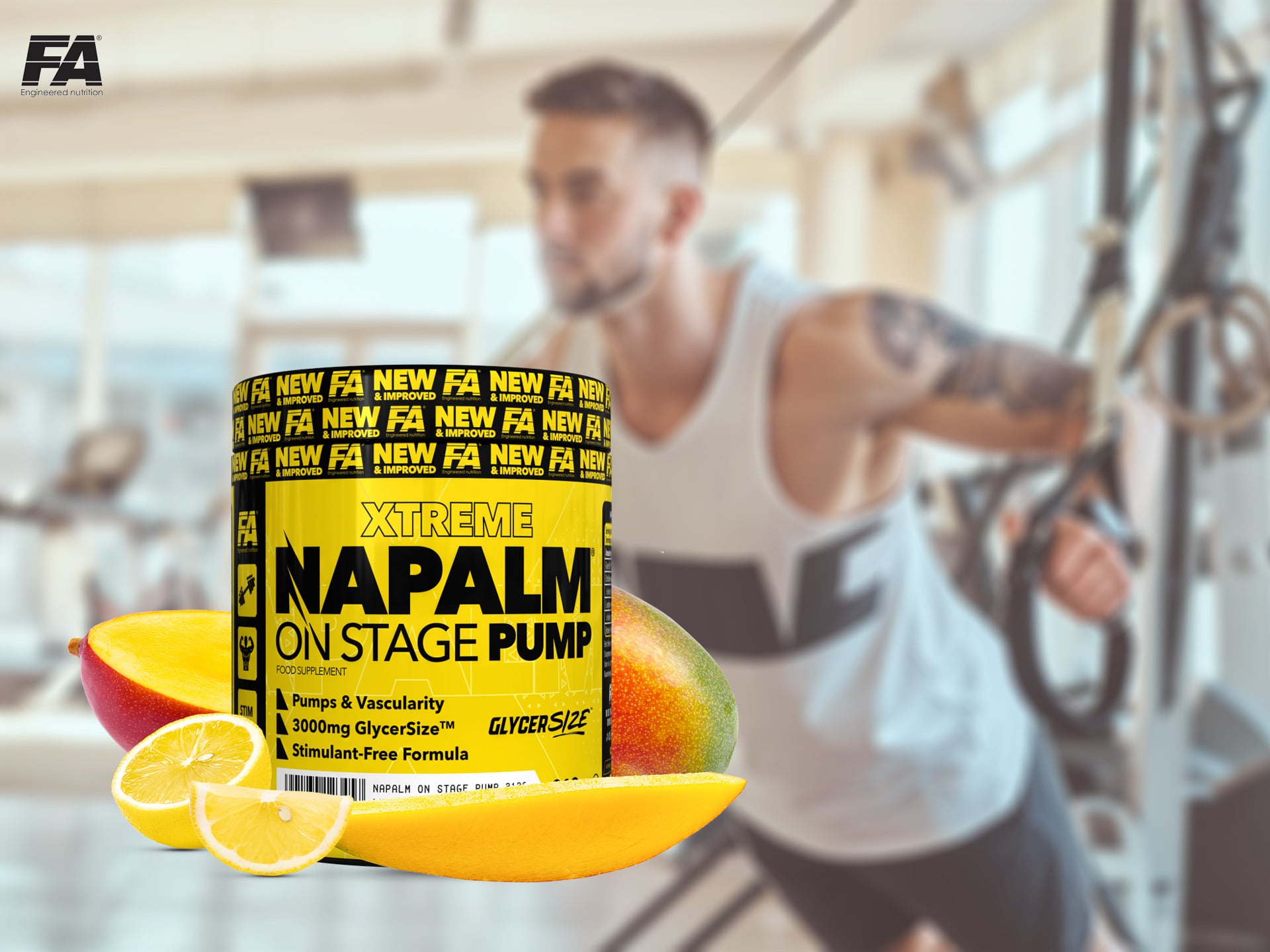 FA - Napalm On Stage Pump - supplément pré-entraînement pour la pompe
