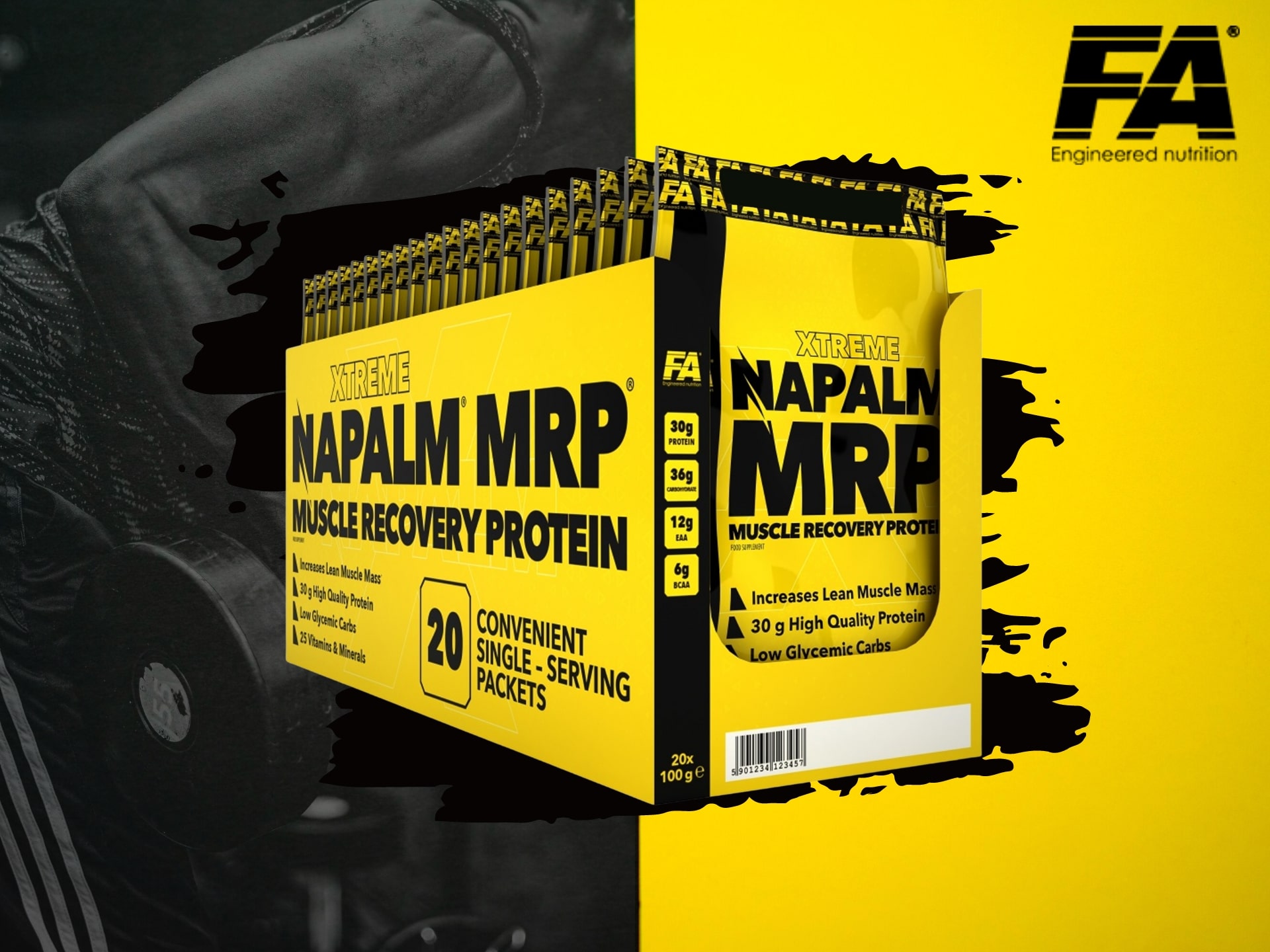 Napalm MRP - gainer enrichi en huile MCT, vitamines et minéraux
