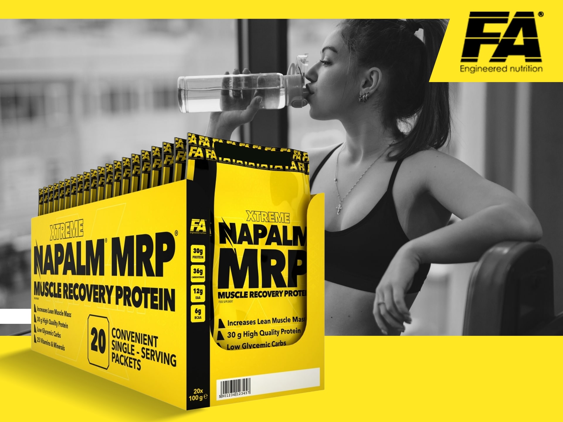Xtreme Napalm MRP - cocktail hypercalorique de glucides et de protéines