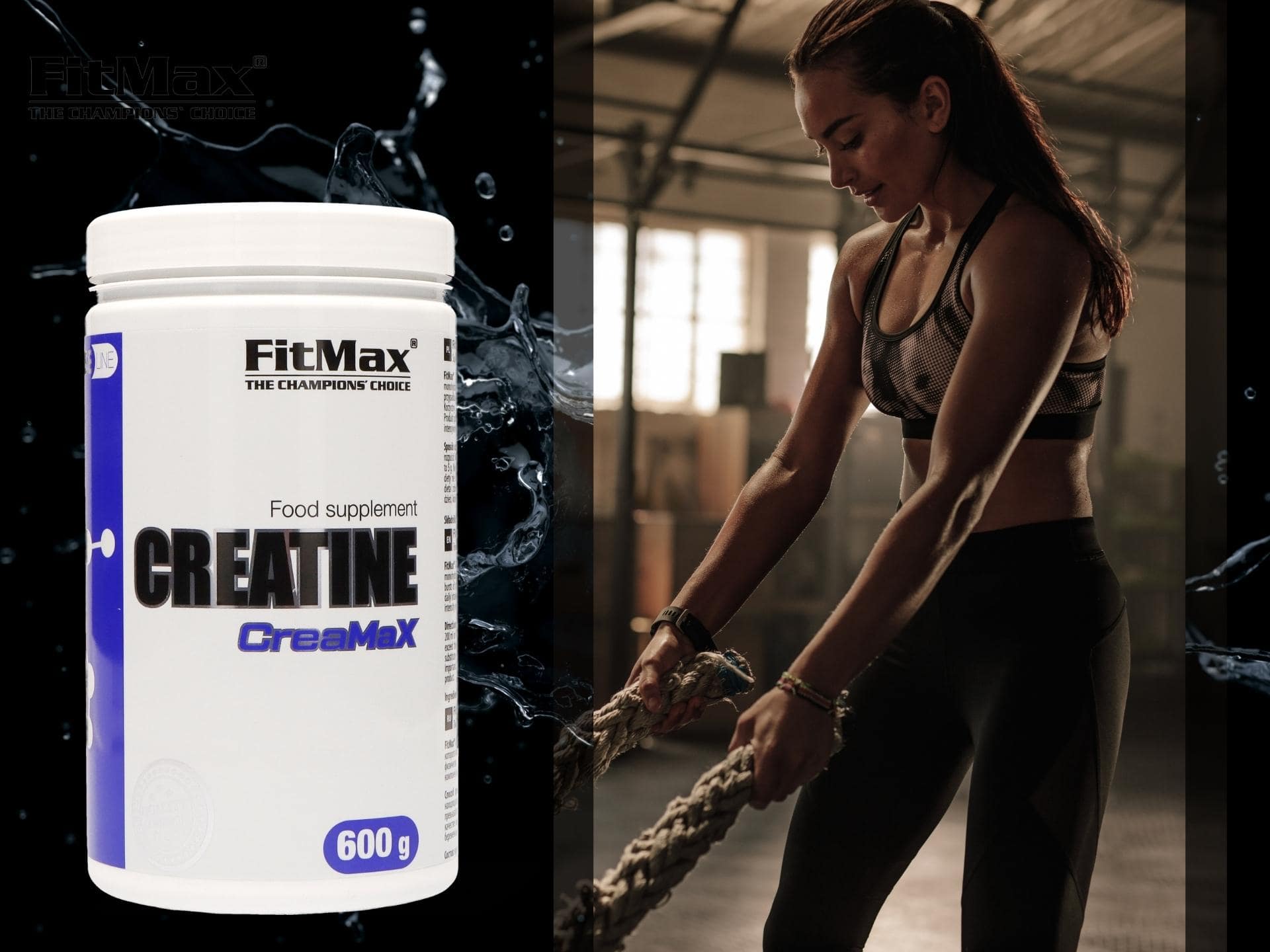 FitMax - monohydrate de créatine - Creatine CreaMax - 600g