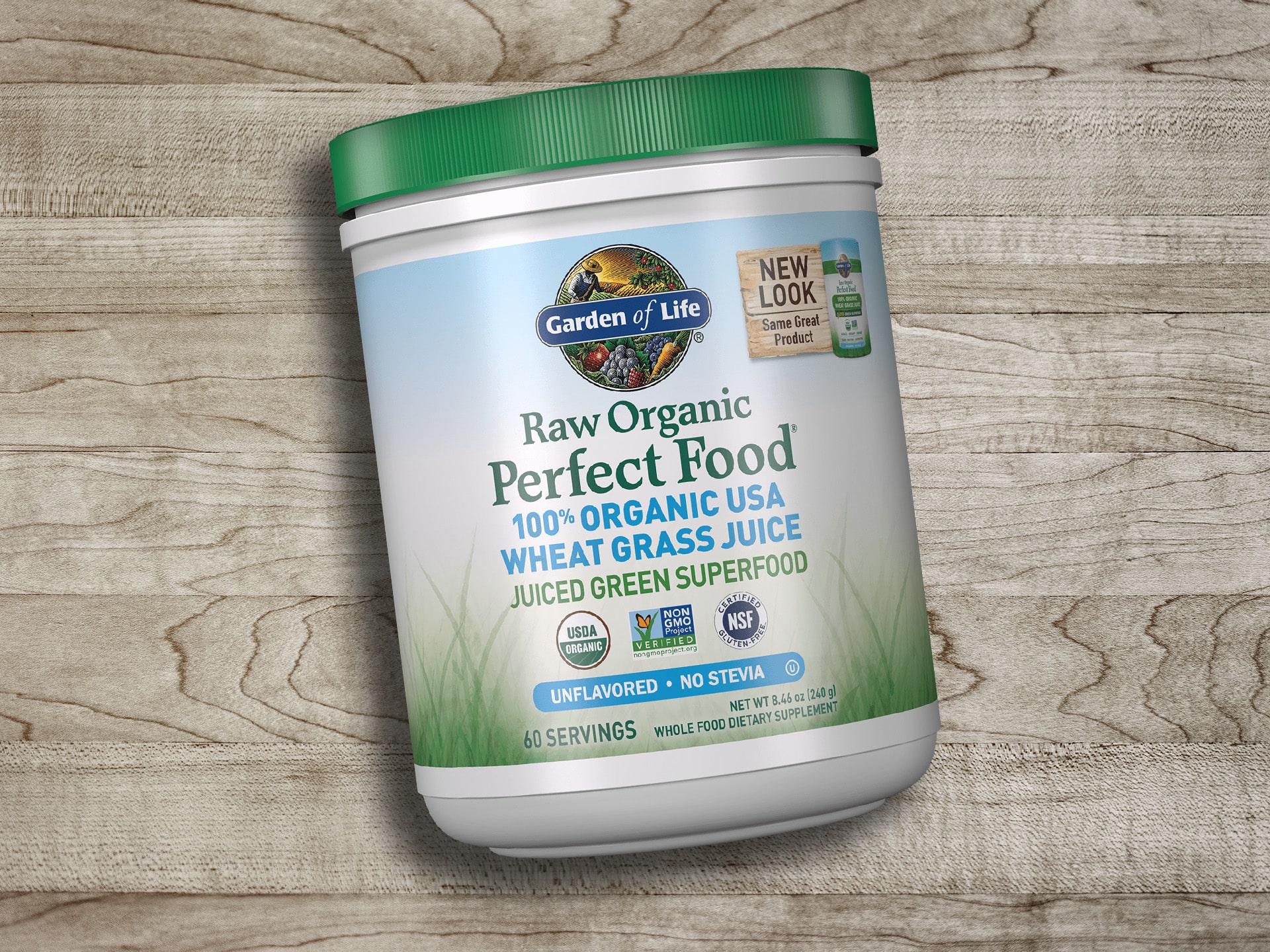 Perfect Food - Wheat Grass Juice Powder - jus d'herbe de blé en poudre - richesse en vitamines et minéraux