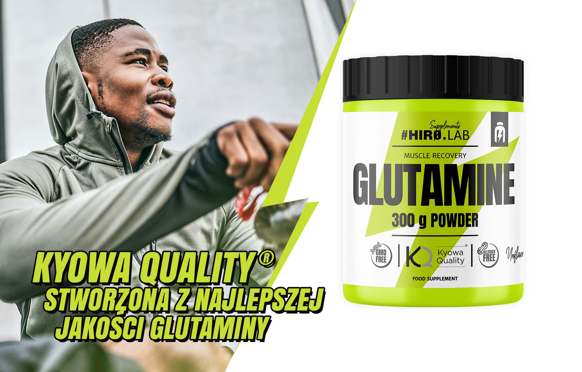 Matière première de la plus haute qualité - glutamine du laboratoire Kyowa Quality