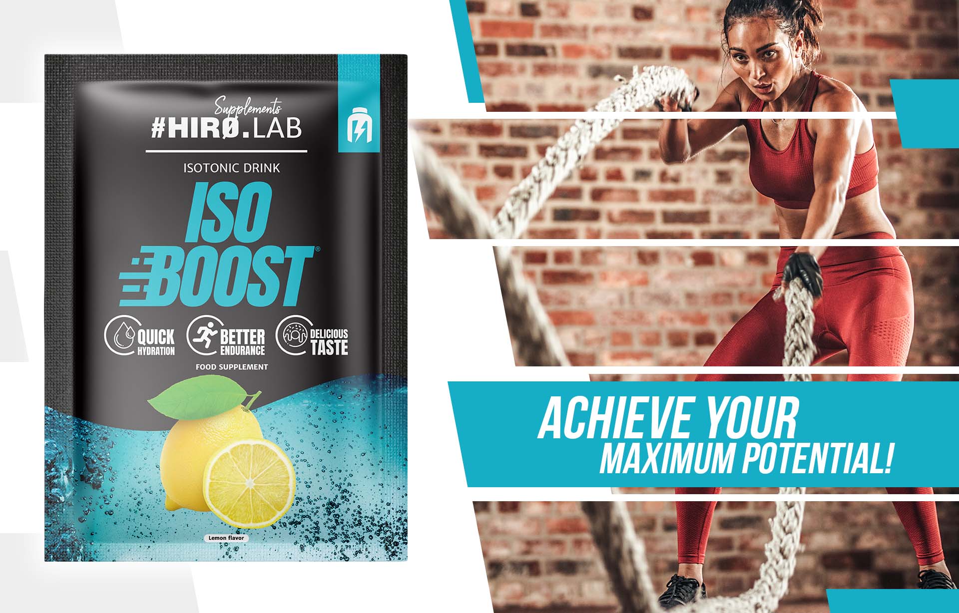 Iso Boost - un moyen d'hydratation efficace pendant l'entraînement