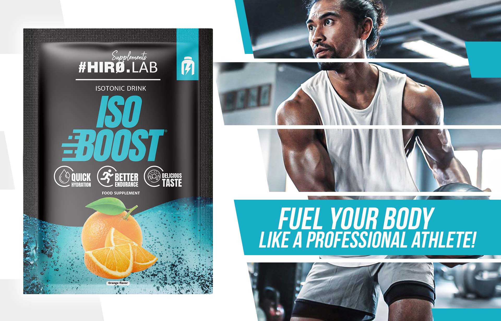 Isotonique IsoBoost - glucides, electrolytes
