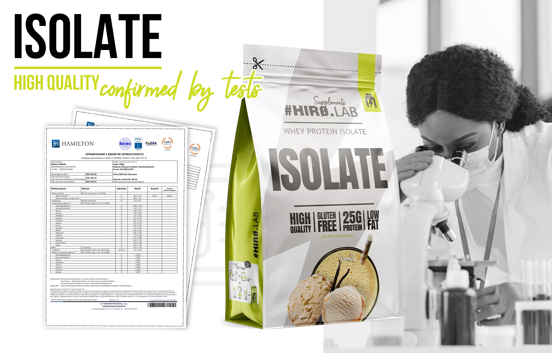 Isolat de Hiro - testé - haute qualité