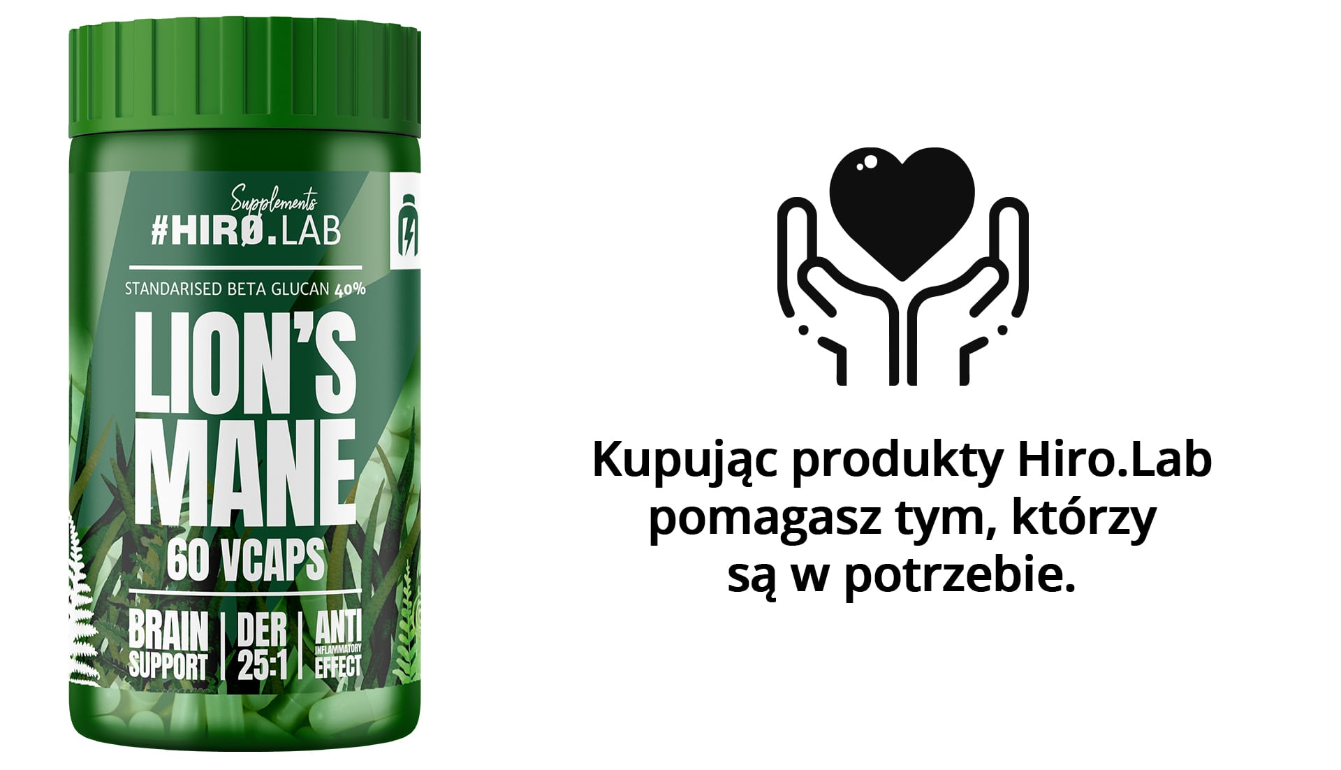 En achetant les produits Hiro.Lab vous aidez ceux qui en ont besoin