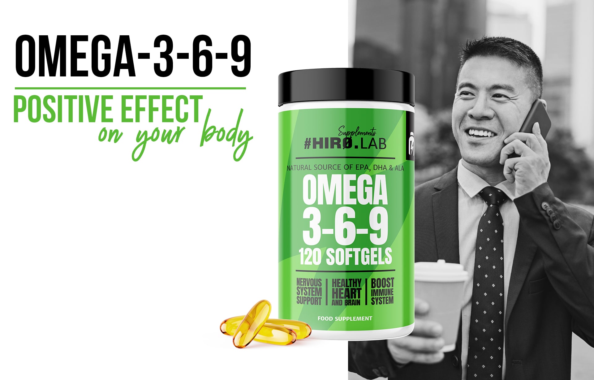 Omega 3-6-9 - combinaison d'acides gras sains