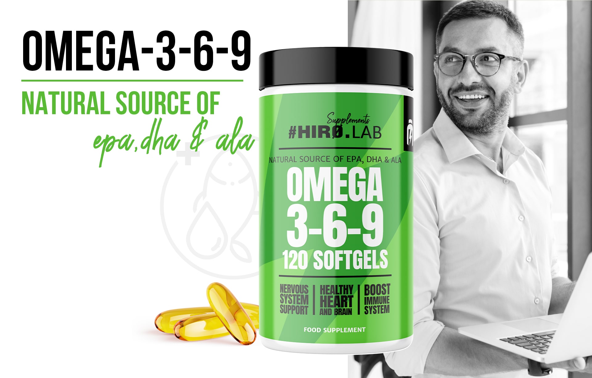 Hiro.Lab - Acides EPA, DHA et ALA