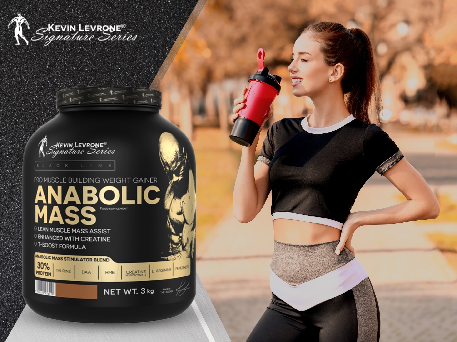 Gainer - augmentation de la force et de la masse musculaire + complexe T-boost augmentant la production de testostérone
