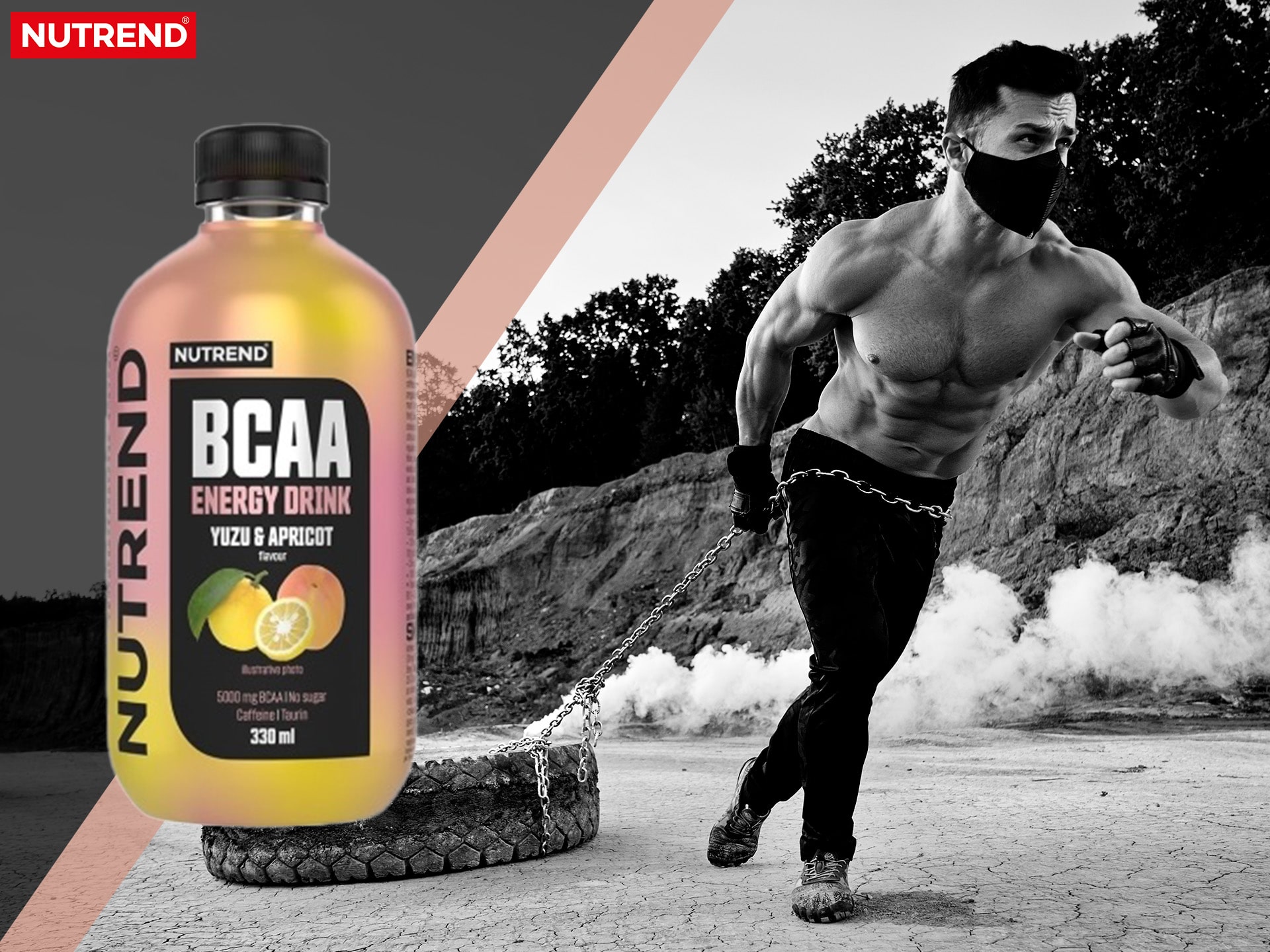 BCAA Energy Drink - acides aminés avec de la caféine
