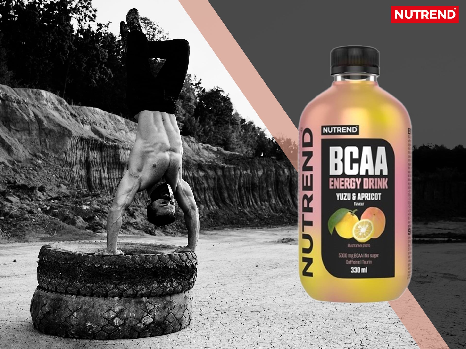 BCAA Energy Drink - acides aminés avec de la caféine