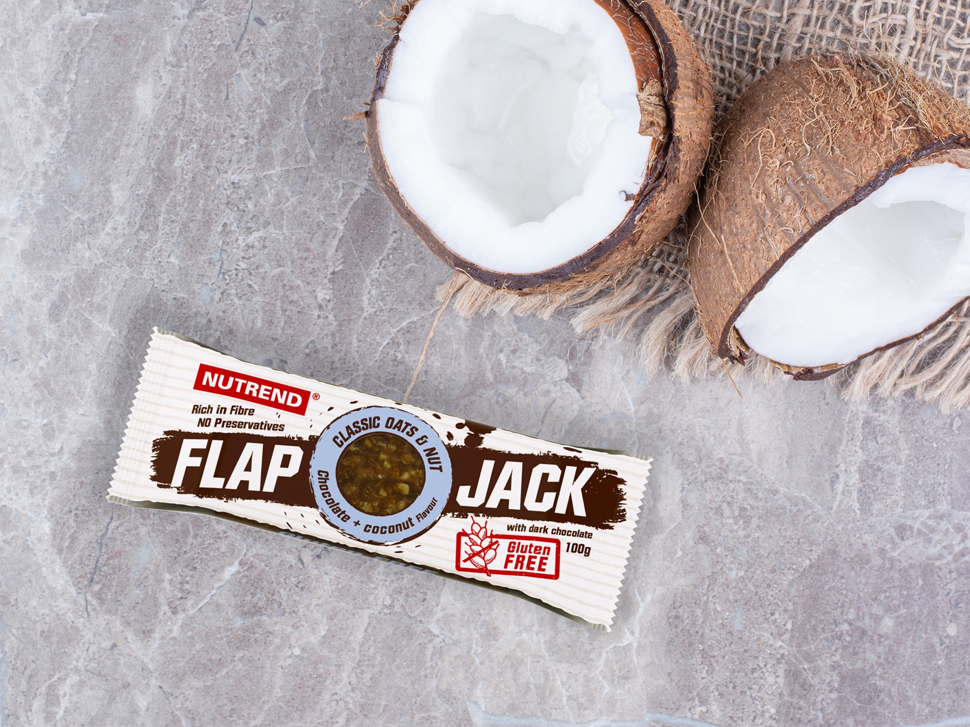 Nutrend - Flapjack - barre calorique élevée à base de flocons d'avoine