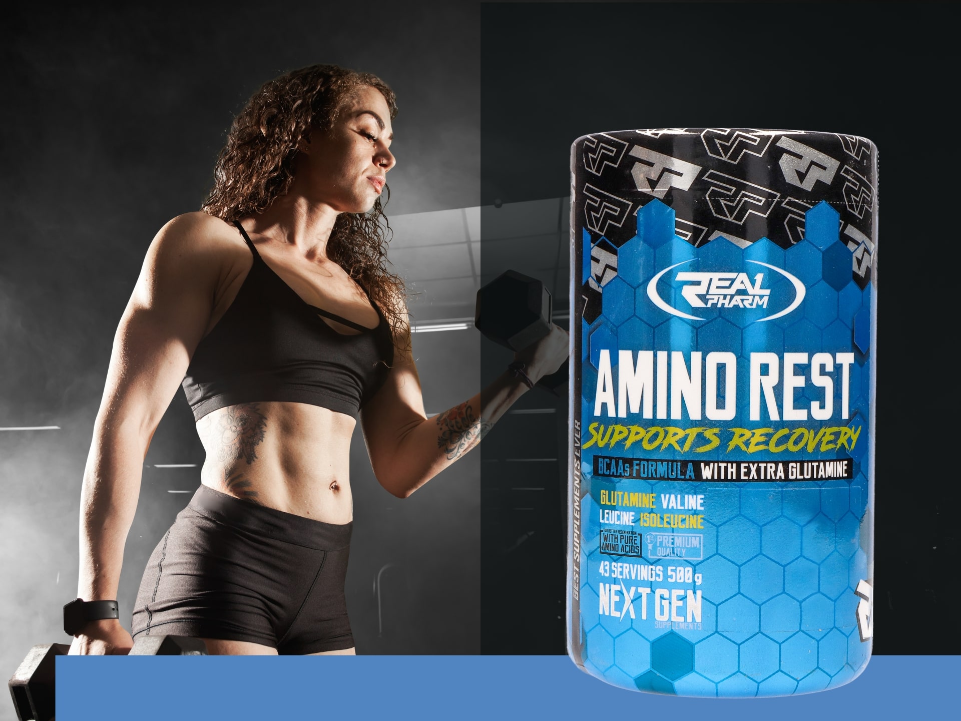 Amino Rest - acides aminés BCAA avec ajout de glutamine