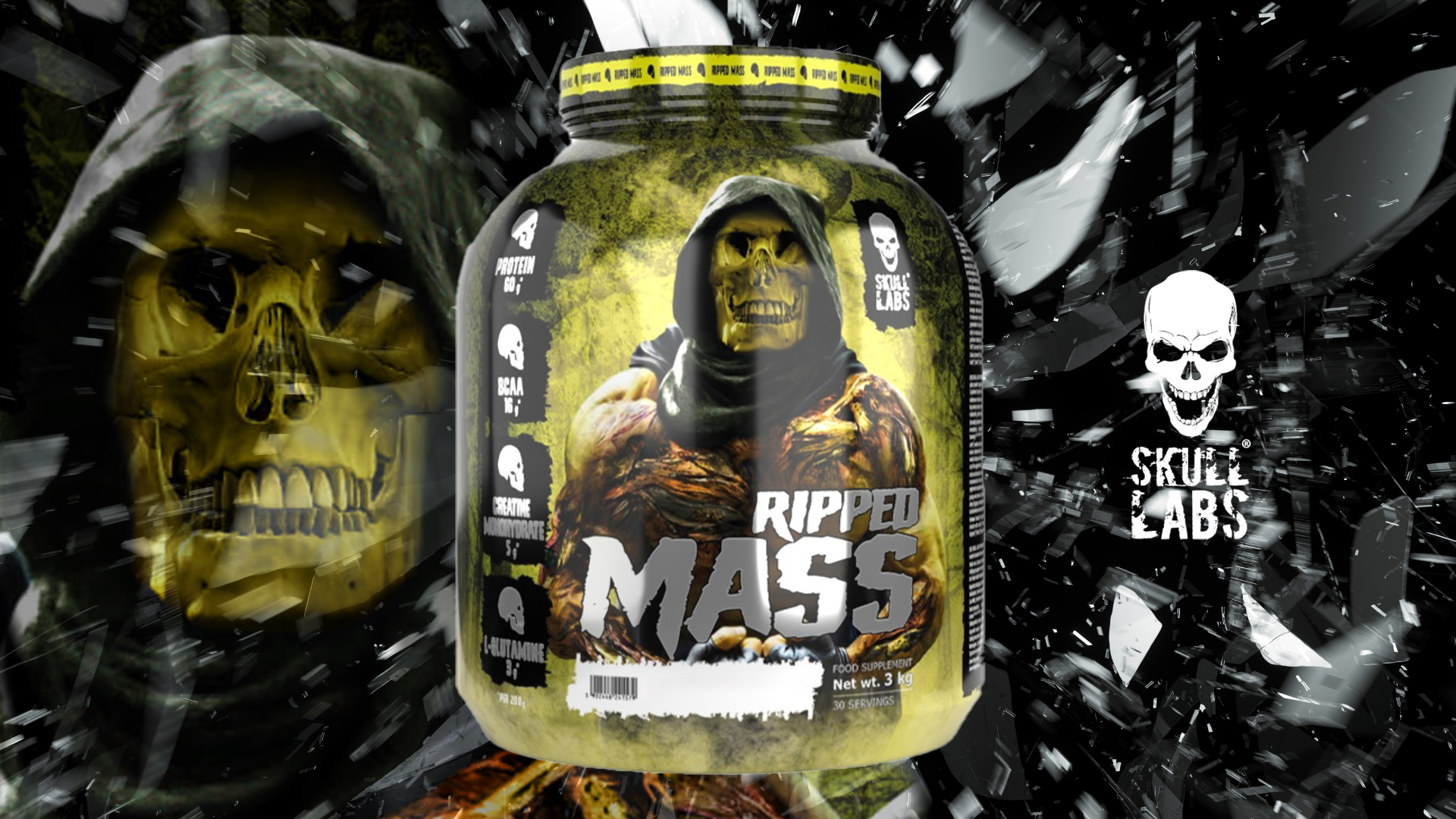 Skull Labs Ripped Mass 3000g